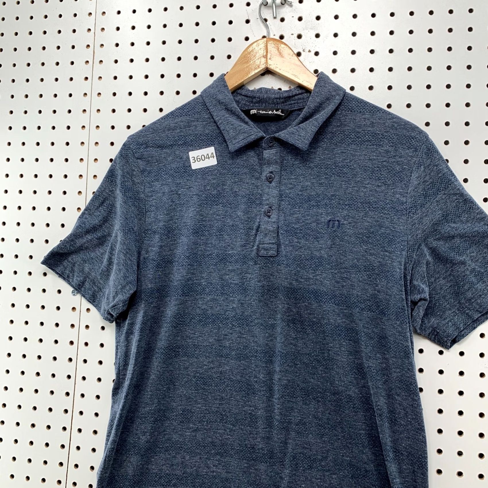TravisMathew Travis Mathew Golf Collared Polo Shirt Mens Medium Gray Active Casual Shirt Polo 19x29 Mens Size US M / EU 48-50 / 2 - 7 Thumbnail