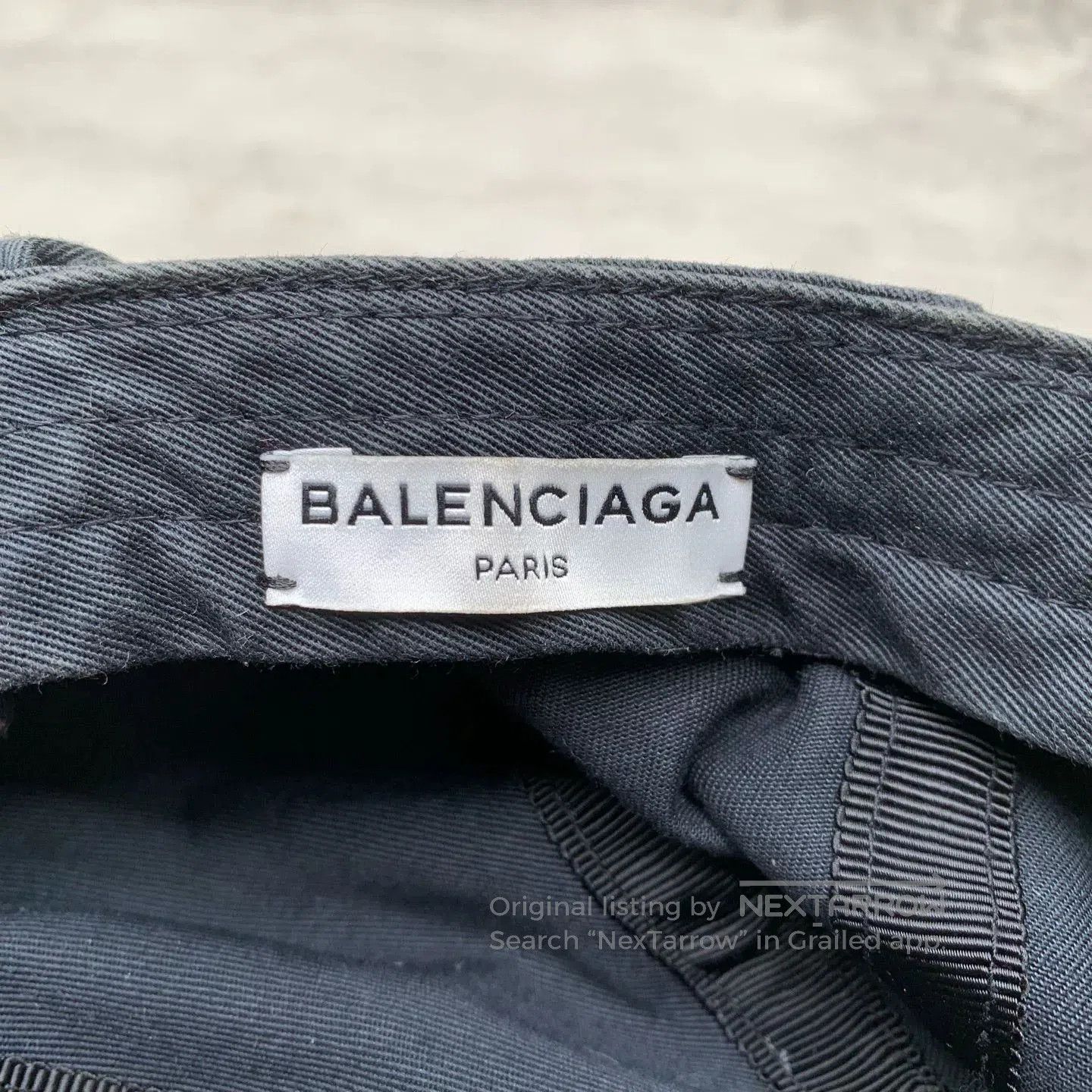 Balenciaga Balenciaga Black Washed Cap in Size L. Size ONE SIZE - 4 Thumbnail