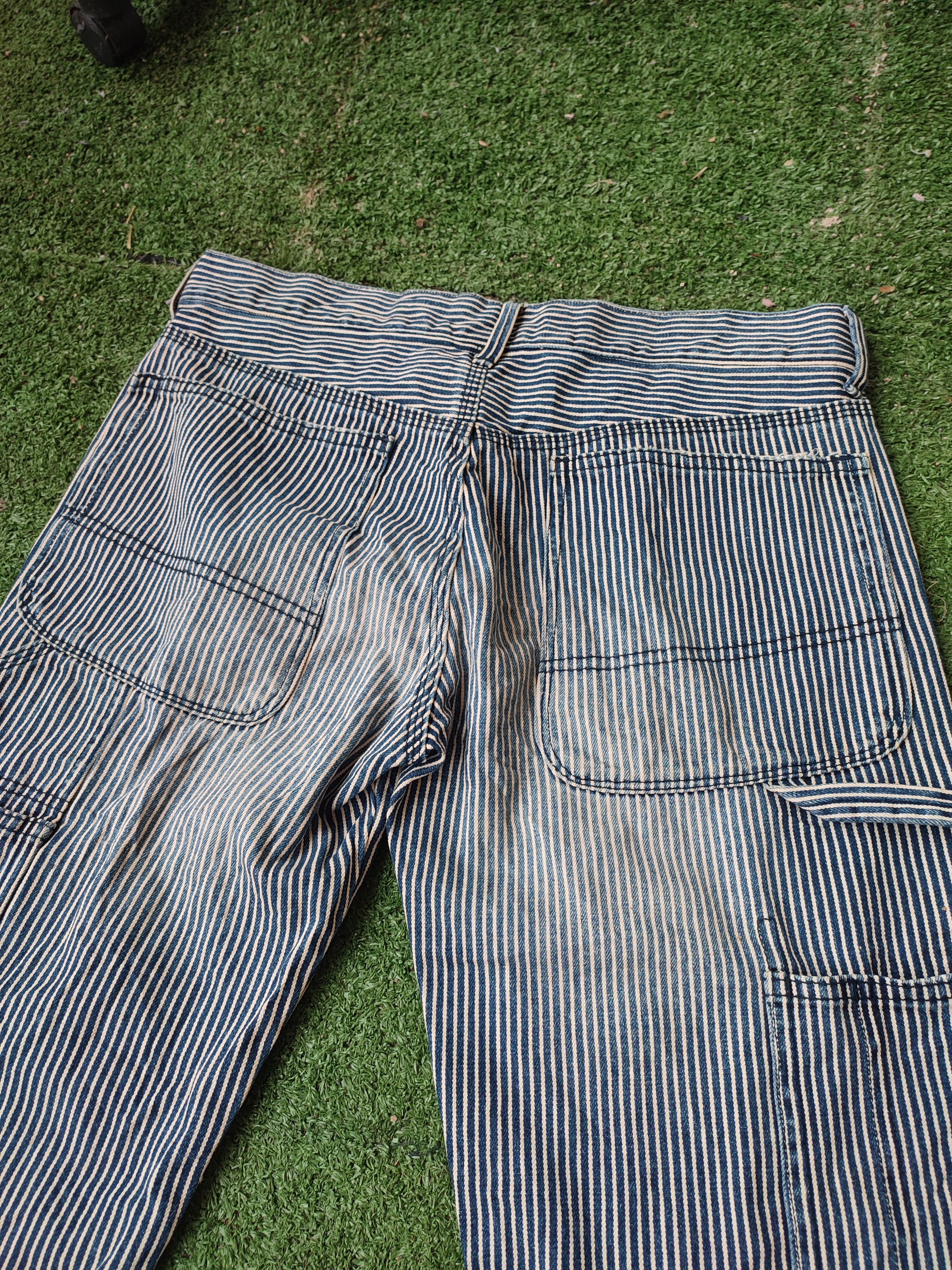 Takeo Kikuchi VINTAGE TAKEO KIKUCHI HICKORY DOUBLE KNEE Size US 32 / EU 48 - 13 Thumbnail
