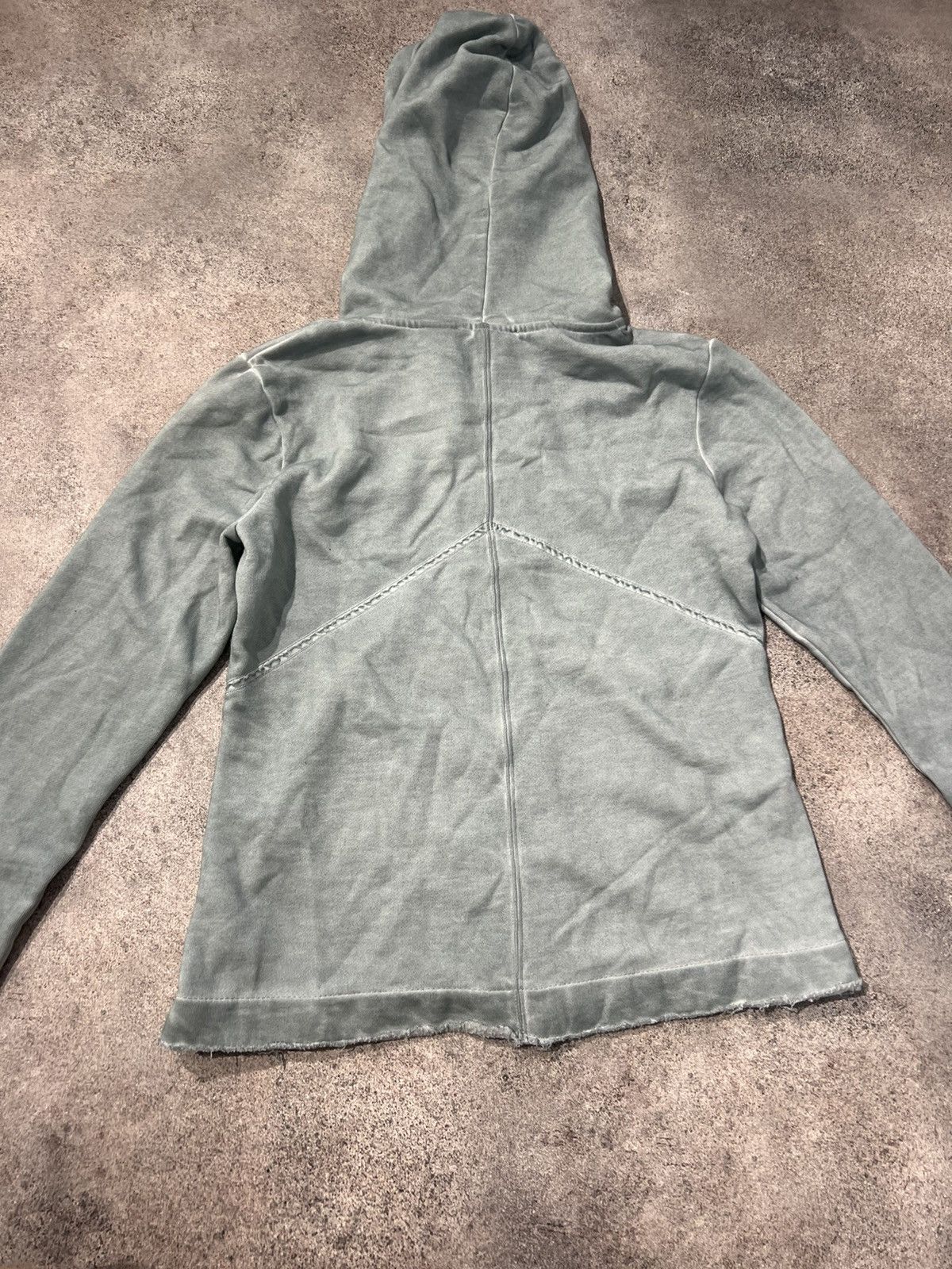 Vintage NILE washed double zip hoodie Size XS / US 0-2 / IT 36-38 - 6 Thumbnail