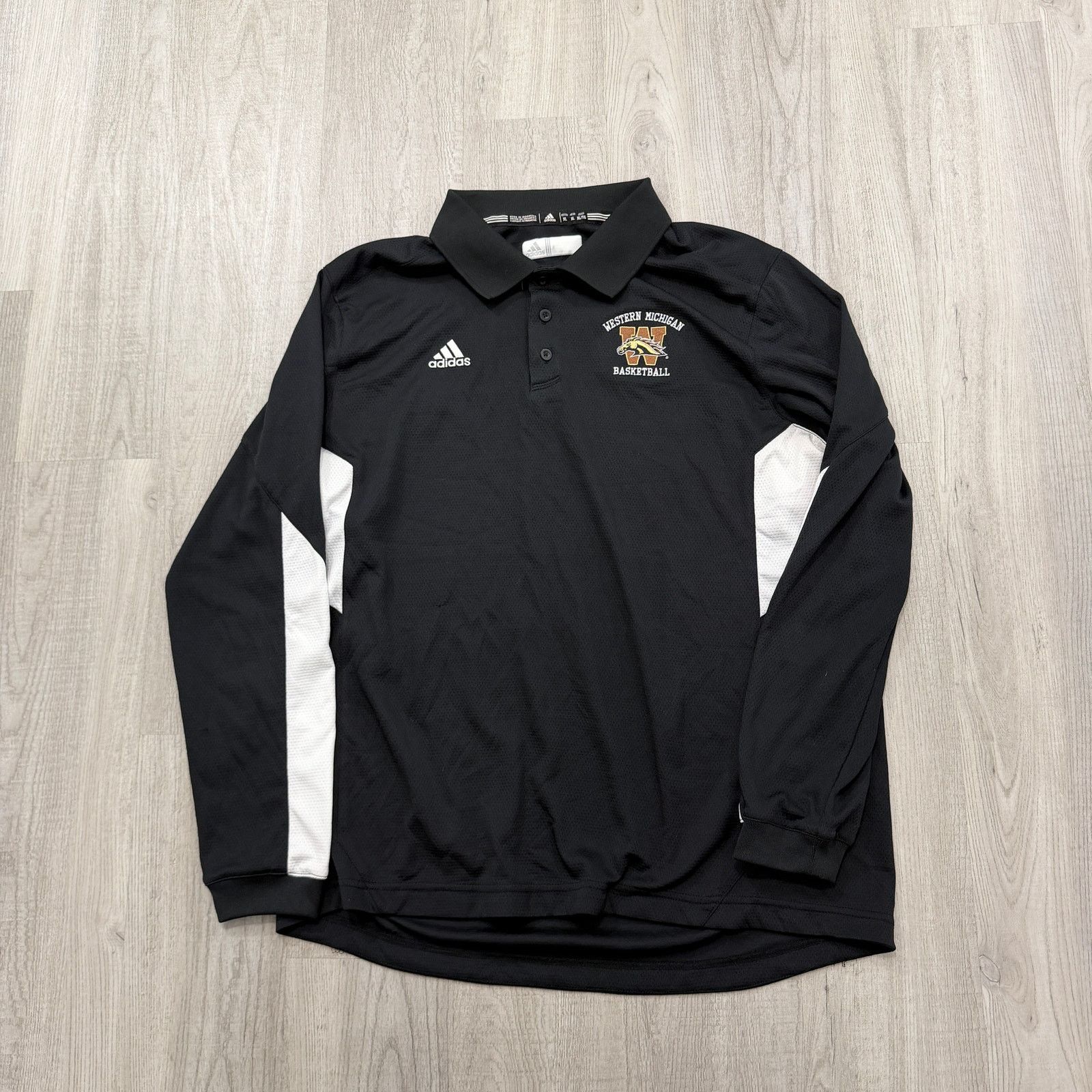 Adidas Adidas Western Michigan Broncos Basketball Rugby Polo XL WMU Size US XL / EU 56 / 4 - 1 Thumbnail
