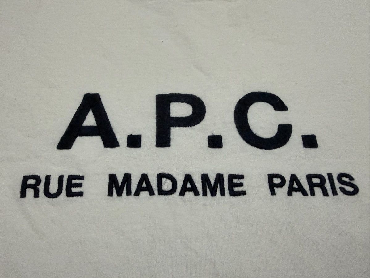 A.P.C. A.P.C Rue Madame Paris Tshirt Size M / US 6-8 / IT 42-44 - 2 Thumbnail