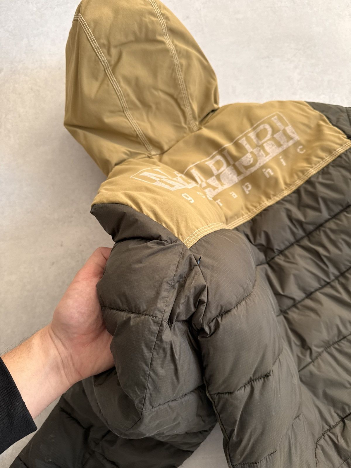 Napapijri Outdoor Napapijri Aris Forest Green Puffer Jacket Size L Size US L / EU 52-54 / 3 - 16 Thumbnail