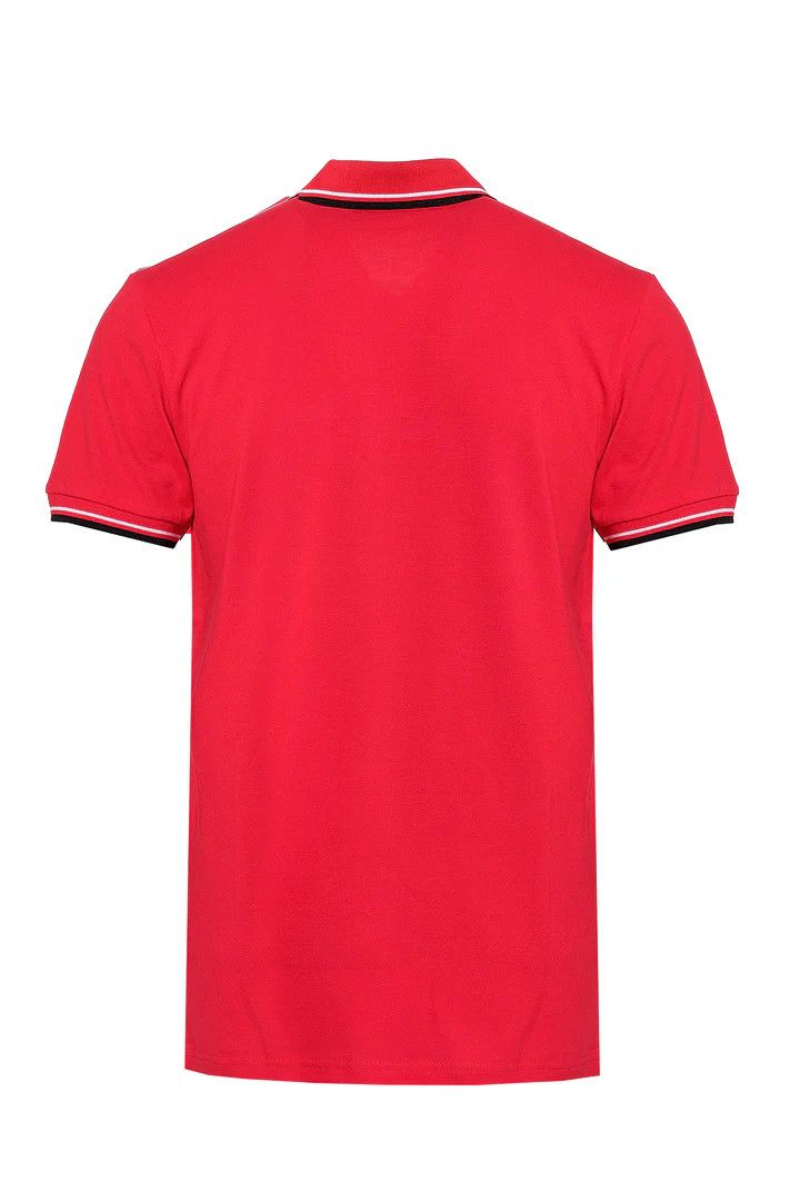 Prada o1mt1gz0924 Short Sleeve Polo Shirt in Red Size US M / EU 48-50 / 2 - 3 Thumbnail