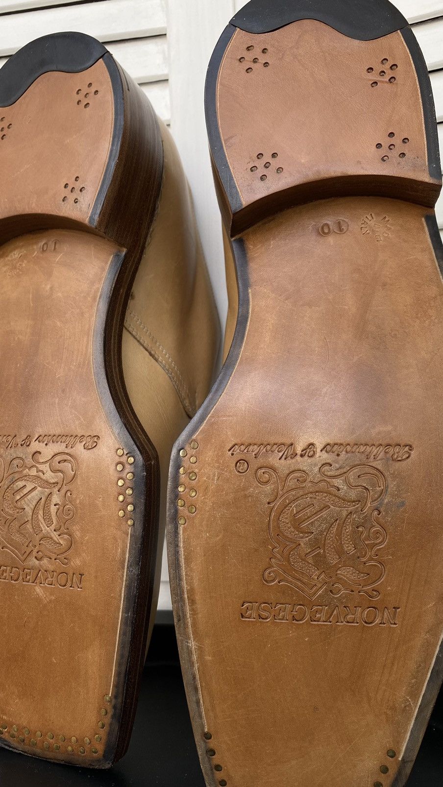 Bettanin & Venturi Bettanin & Venturi Monkstrap Leather Shoes Norvegese Welted Size US 10 / EU 43 - 18 Thumbnail