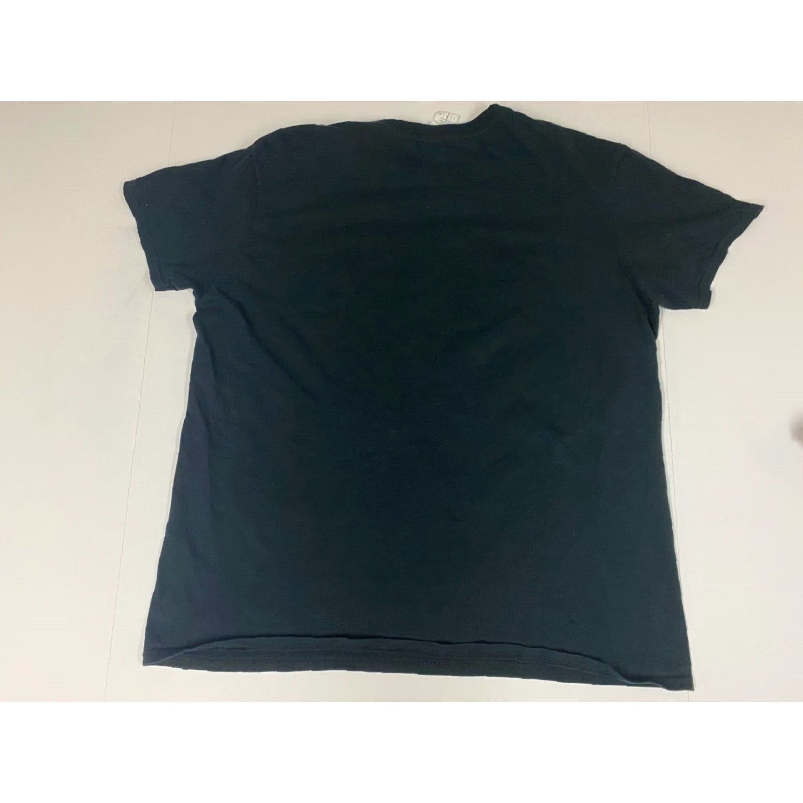 Gildan VINTAGE Gildan Mens T-Shirt L black Short Sleeve Crew Neck Logo Atom Hooded Solid Cotton Regular Size US L / EU 52-54 / 3 - 7 Thumbnail