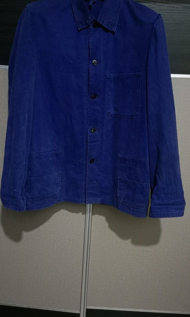 Vintage Vintage 60s french workwear hbt seldvedge 3 pocket jacket Size US M / EU 48-50 / 2 - 1 Thumbnail
