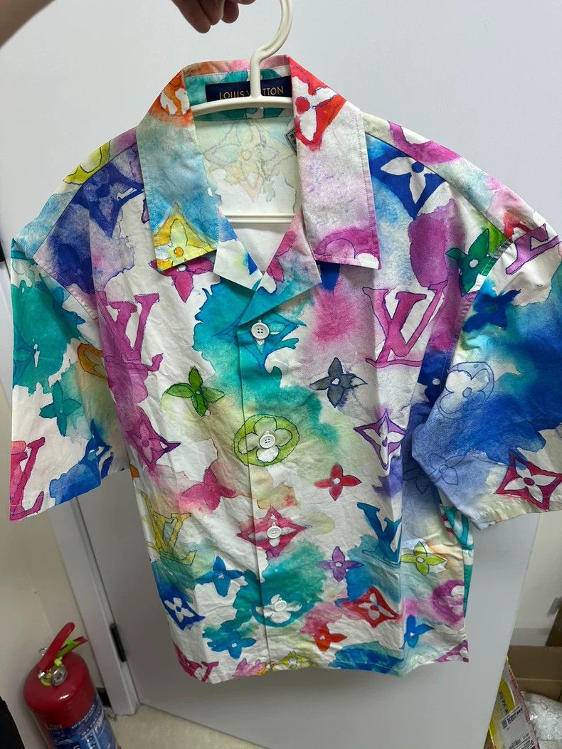 Louis Vuitton Louis Vuitton Ink Painting Series Full Print Cardigan Shor Size US XS / EU 42 / 0 - 2 Thumbnail