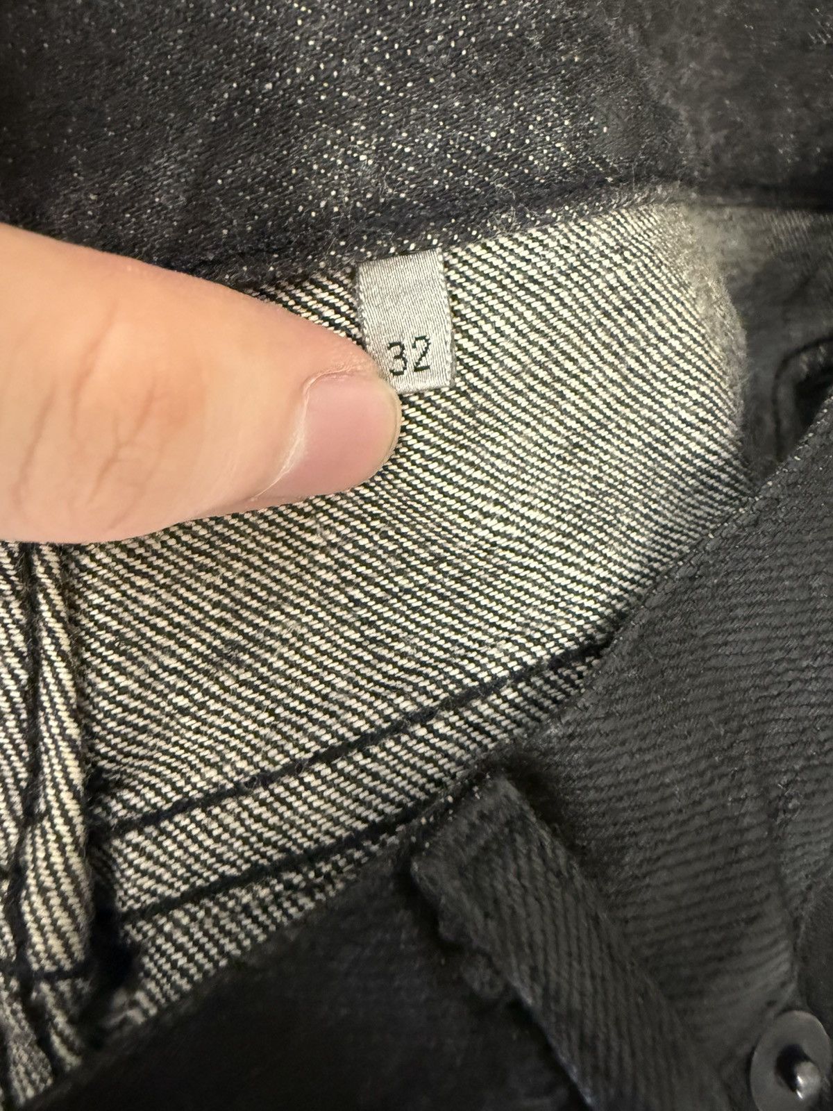 Dior Dior Hedi ss2004 Strip Waxed Denim Size US 32 / EU 48 - 5 Thumbnail