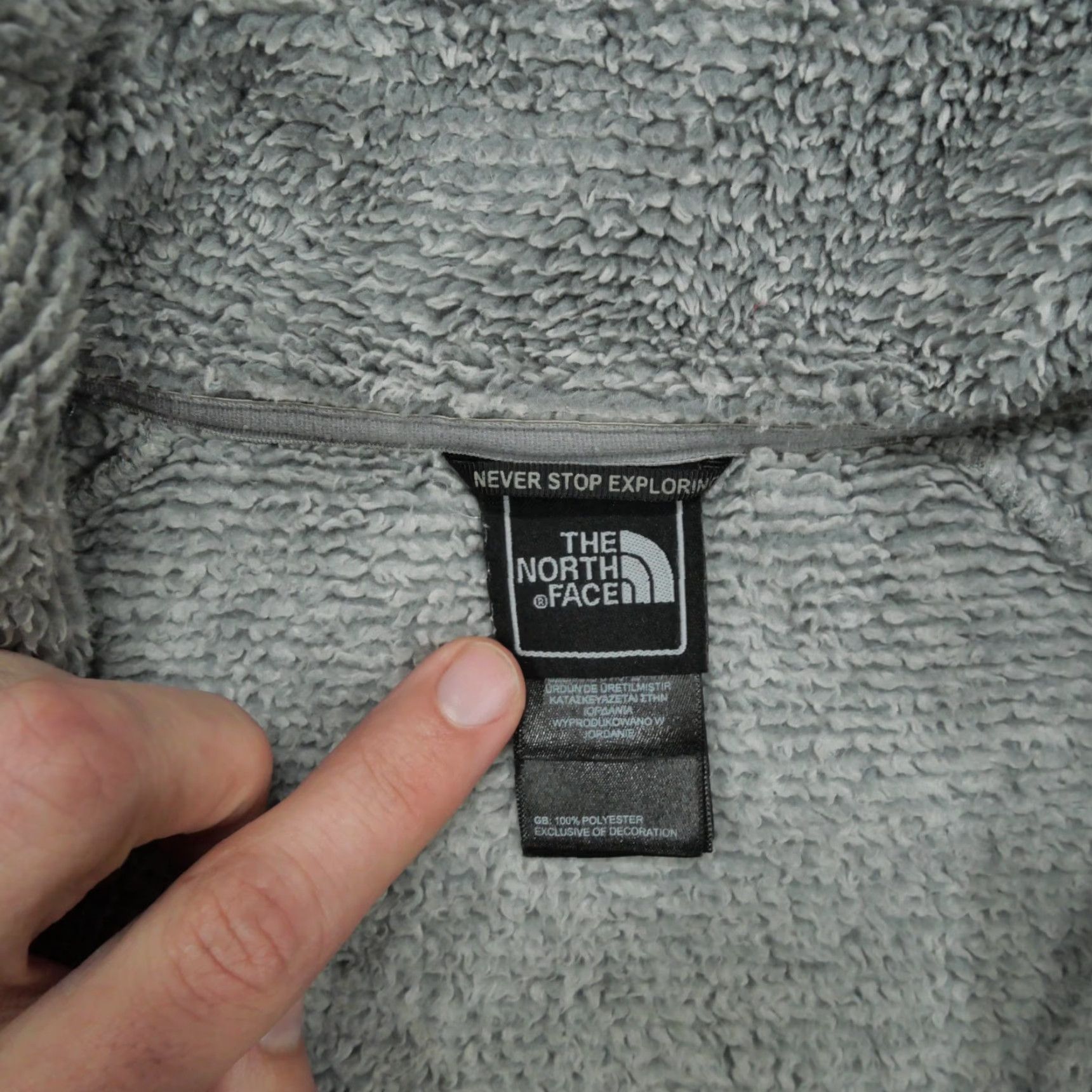 The North Face The North Face Jacket Womens M Grey Fleece Full Zip Outdoor Shirt Size M / US 6-8 / IT 42-44 - 6 Thumbnail