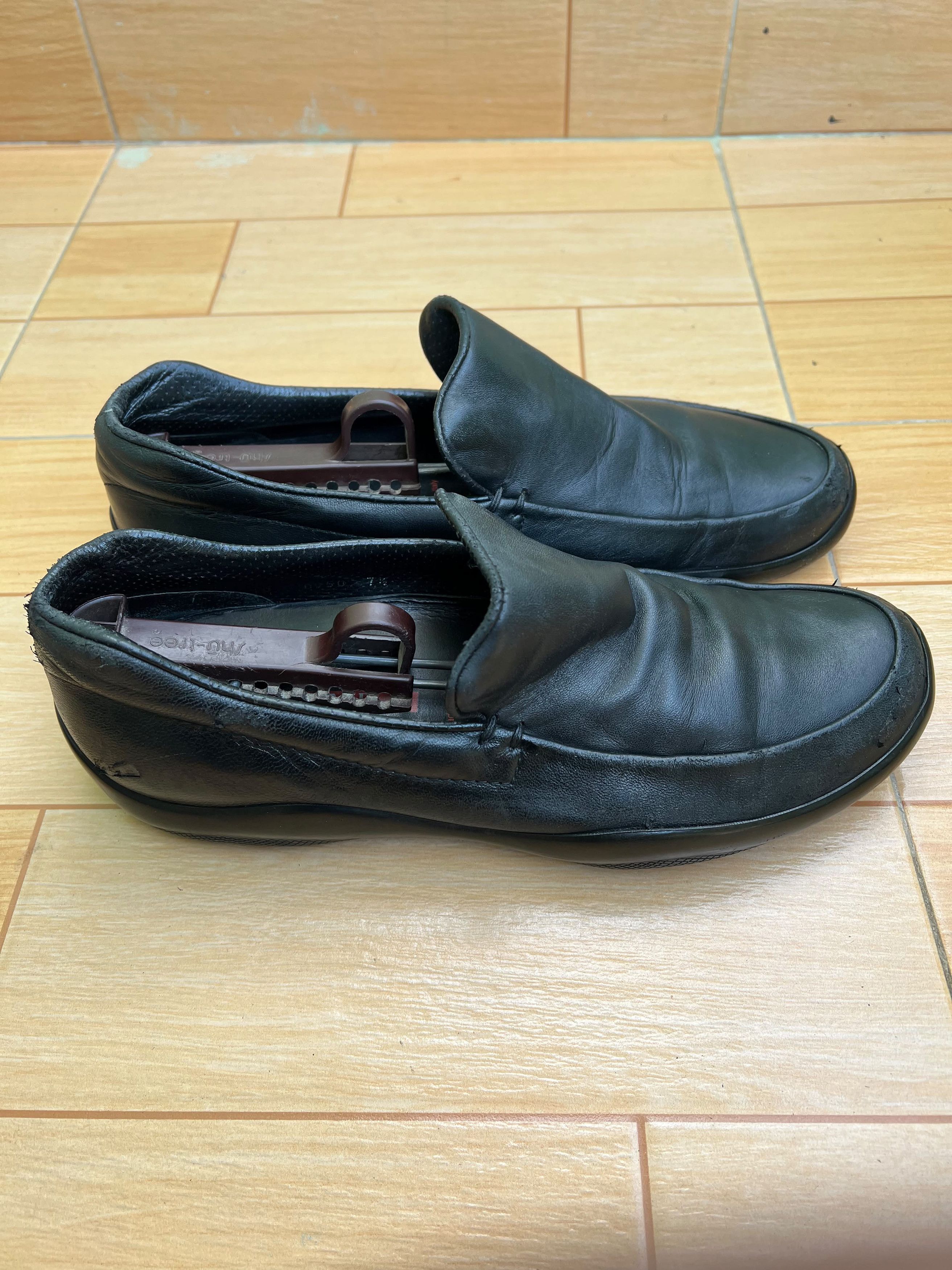 Prada Prada Sport Driving Black Leather Loafers Sz 7.5 UK Size US 8.5 / EU 41-42 - 6 Thumbnail