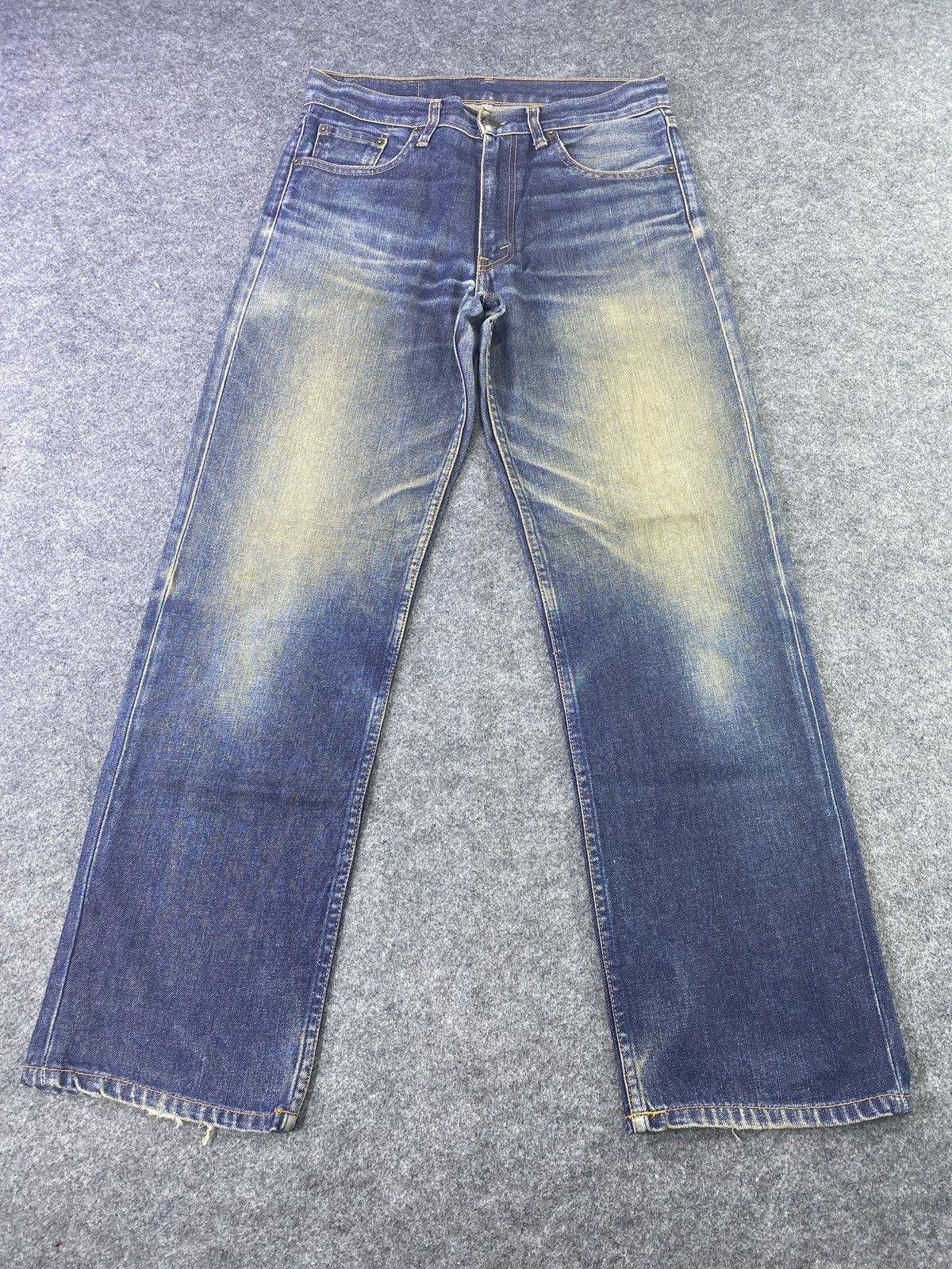 Jean × Levi's × Vintage VINTAGE LEVIS 508 DISTRESS BLUE WASH JEANS - J910 Size US 31 - 2 Thumbnail