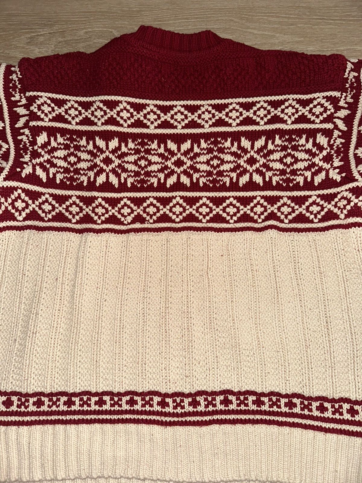 Gap × Vintage Vintage Gap Red Cotton Knit Sweater Size US M / EU 48-50 / 2 - 4 Thumbnail