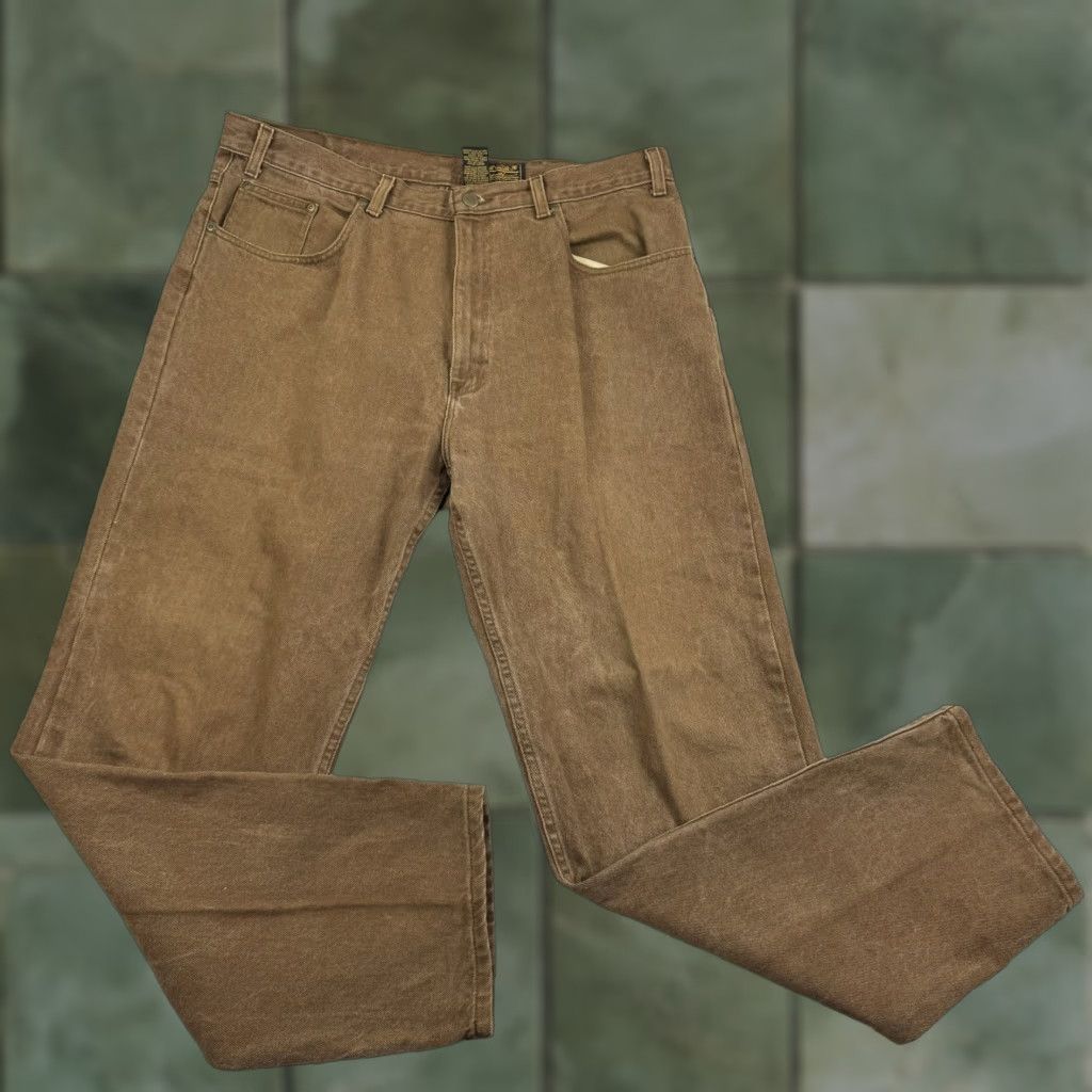 Eddie Bauer VINTAGE Eddie Bauer Jeans Men 38x31 Brown Relaxed Straight USA Grunge 90s 2000s Adult Mens Size US 38 / EU 54 - 1 Thumbnail