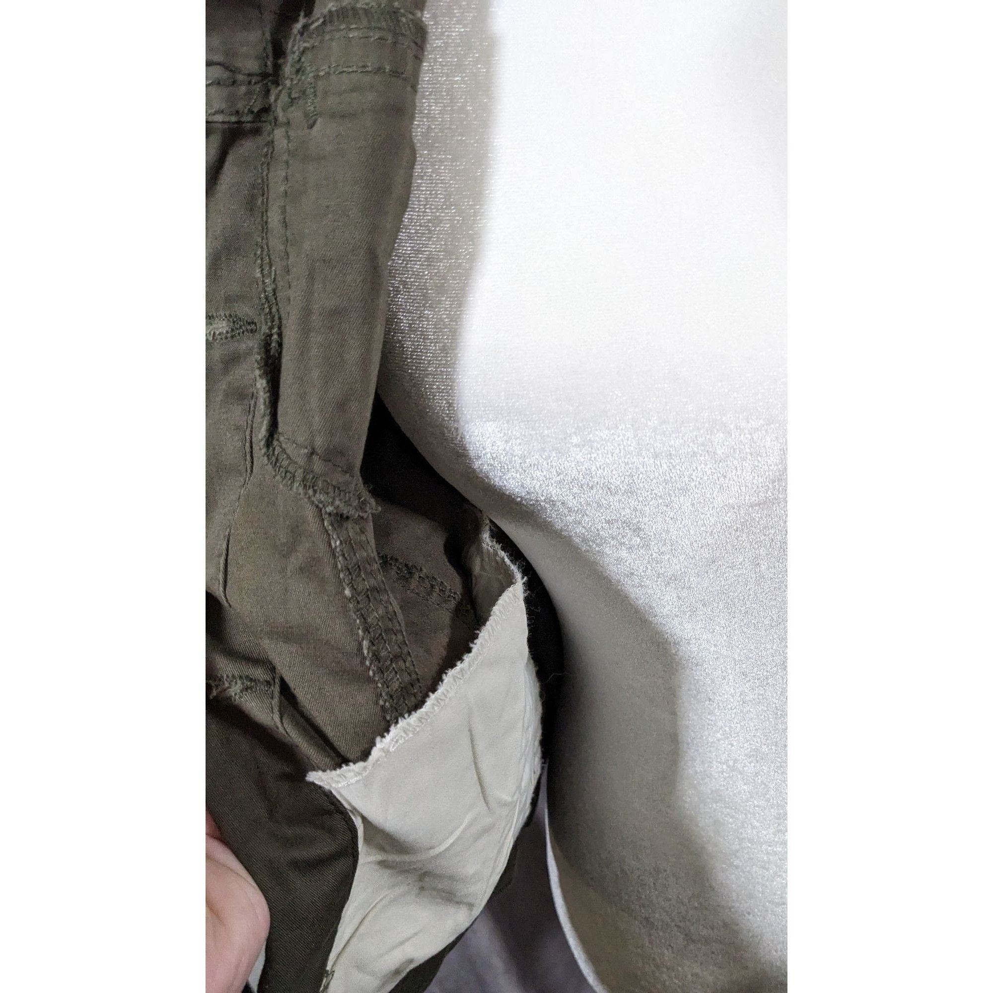 Other 90s Grunge Style Green And Grey Hooded Jacket by Wallflower Size M / US 6-8 / IT 42-44 - 5 Thumbnail