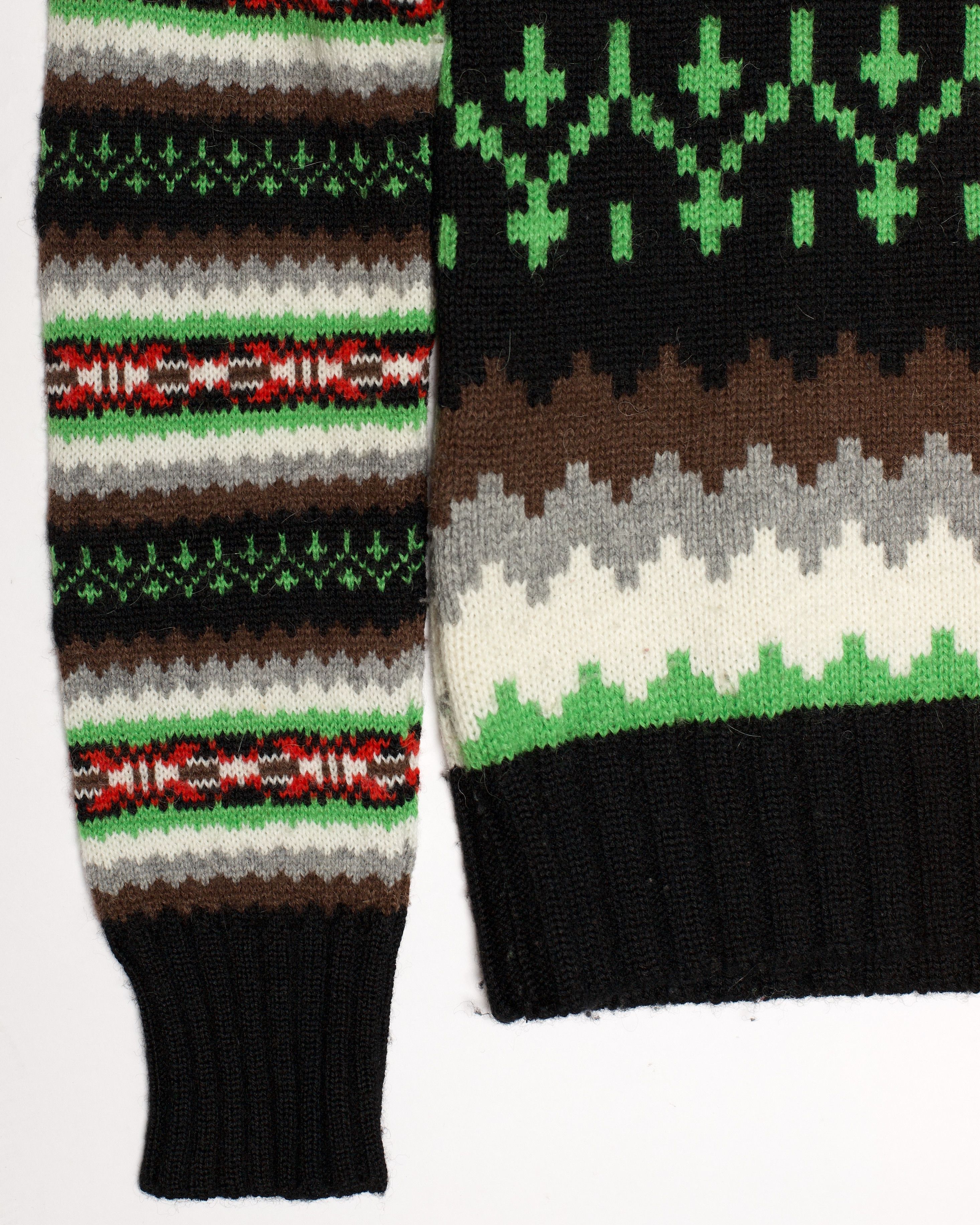 W&LT W&LT Autumn-Winter 1999/00 Digital Wool Knit Sweater Size US M / EU 48-50 / 2 - 3 Thumbnail