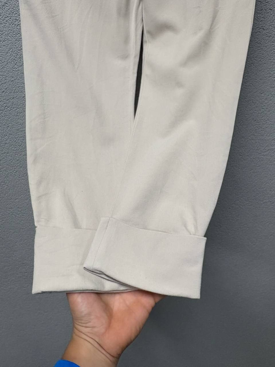 Brunello Cucinelli Brunello Cucinelli womens wool pants biege size US 6 / M Size 28" / US 6 / IT 42 - 6 Thumbnail