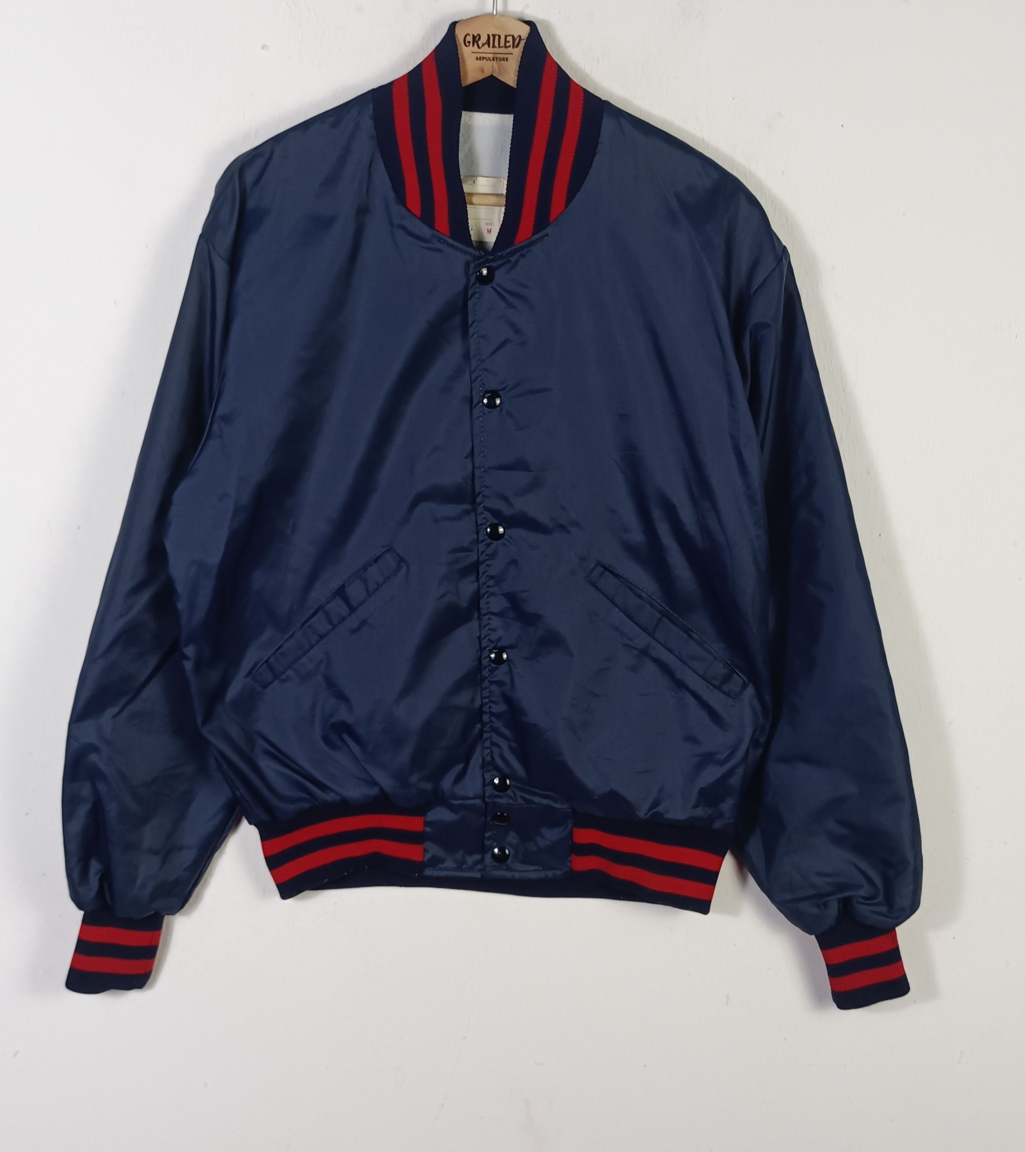 Delong Vintage Delong Sportswear Bomber Jacket Size US M / EU 48-50 / 2 - 2 Thumbnail
