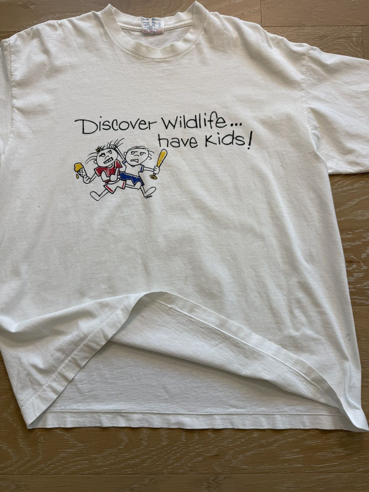 Other Vintage Graphic Tee Discover Wildlife Size US L / EU 52-54 / 3 - 3 Thumbnail