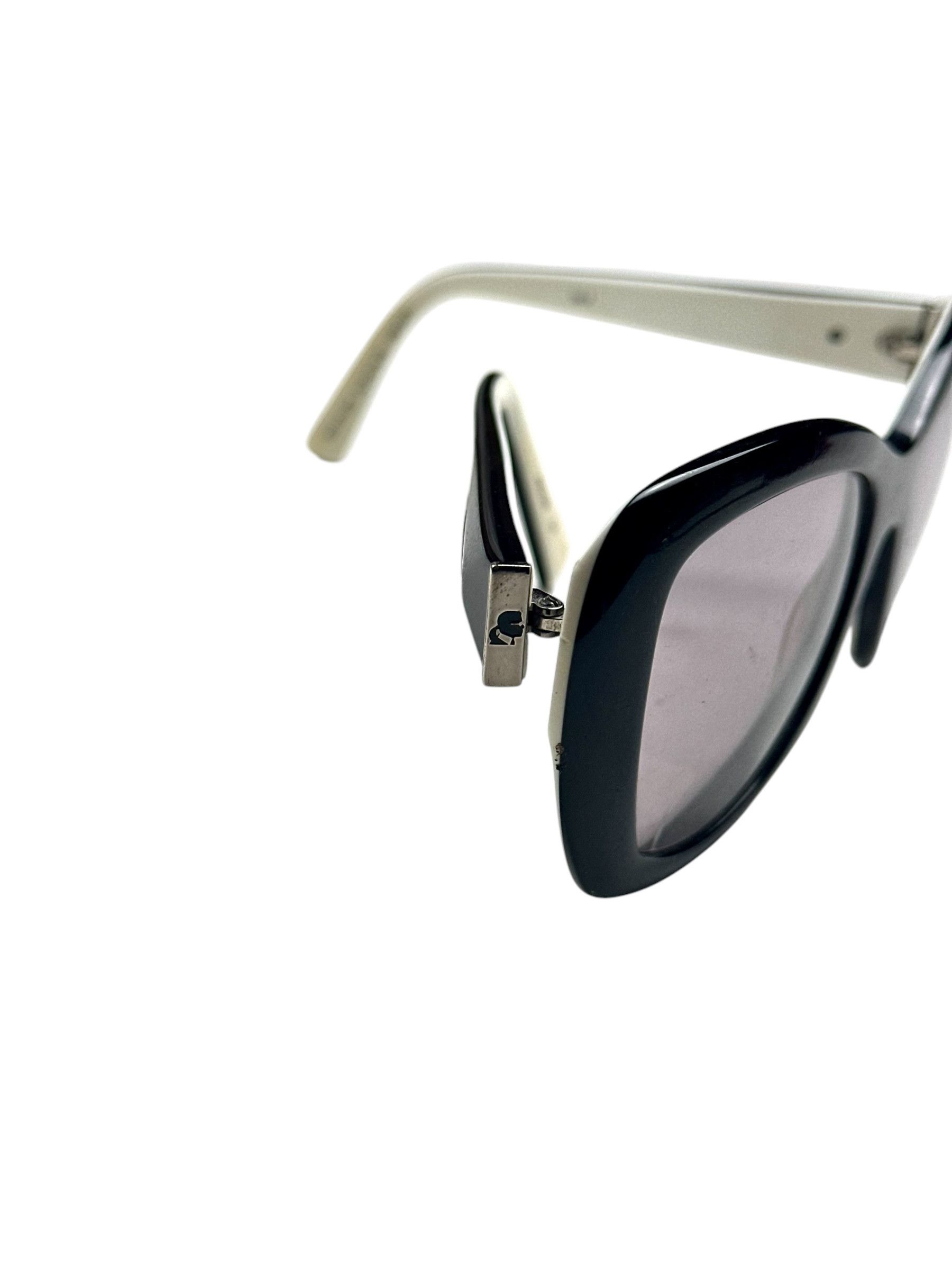 Karl Lagerfeld Karl Lagerfeld Square Two Tone Sunglasses Size ONE SIZE - 9 Thumbnail