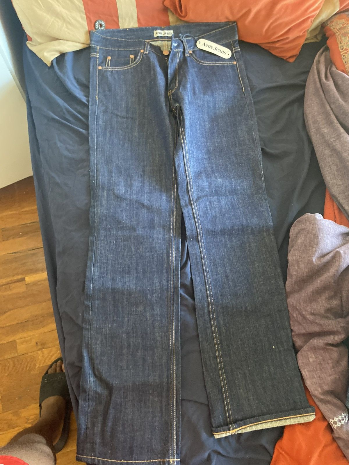 Acne Studios Acne Studios Raw Denim Jeans 32/32 – Big Mother Size US 32 / EU 48 - 1 Thumbnail