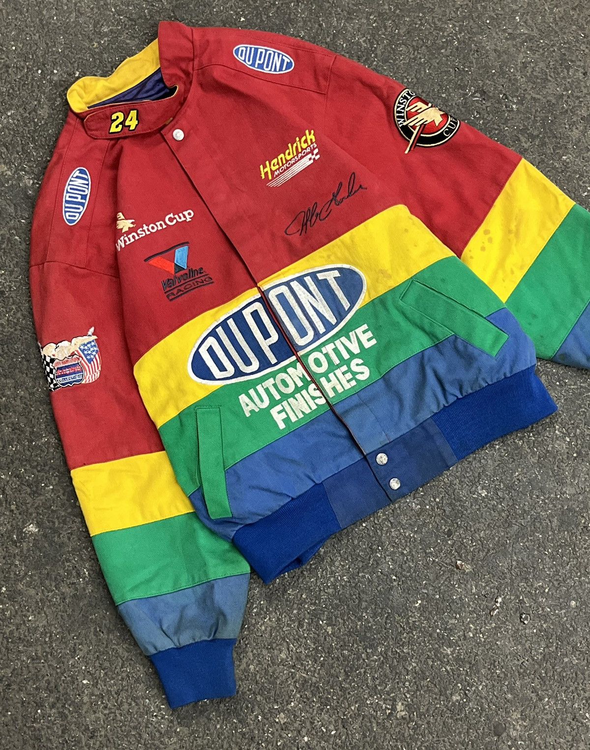 Jeff Hamilton × Vintage Nascar racing jacket Jeff Hamilton rare streetwear hype 90s Size US L / EU 52-54 / 3 - 1 Thumbnail