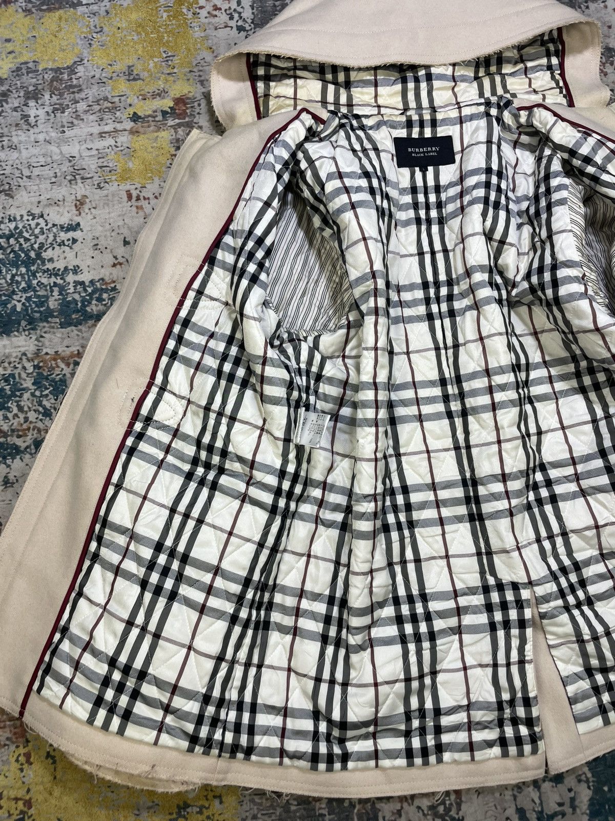 Burberry Burberry Black Label Check Lined Duffle Coat Size US L / EU 52-54 / 3 - 8 Thumbnail