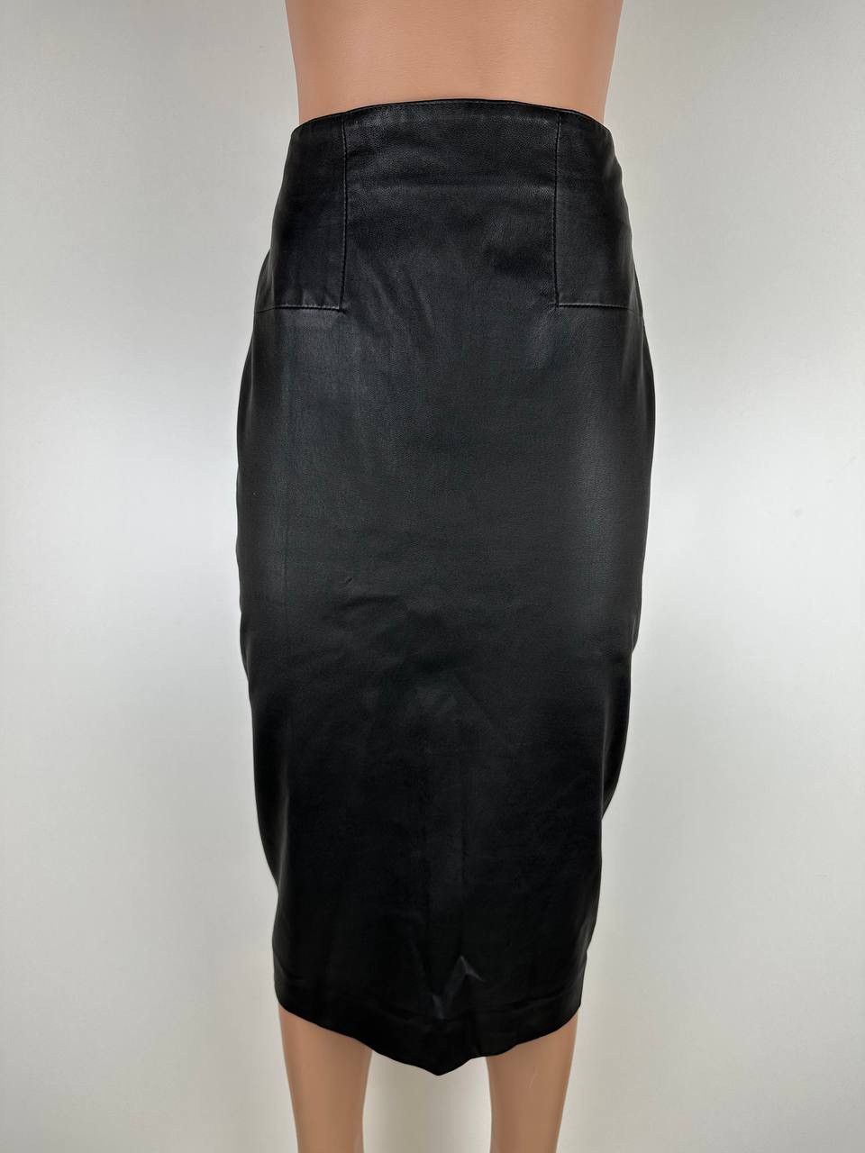 Simonetta Ravizza leather skirt Simonetta Ravizza Size 32" / US 10 / IT 46 - 1 Thumbnail