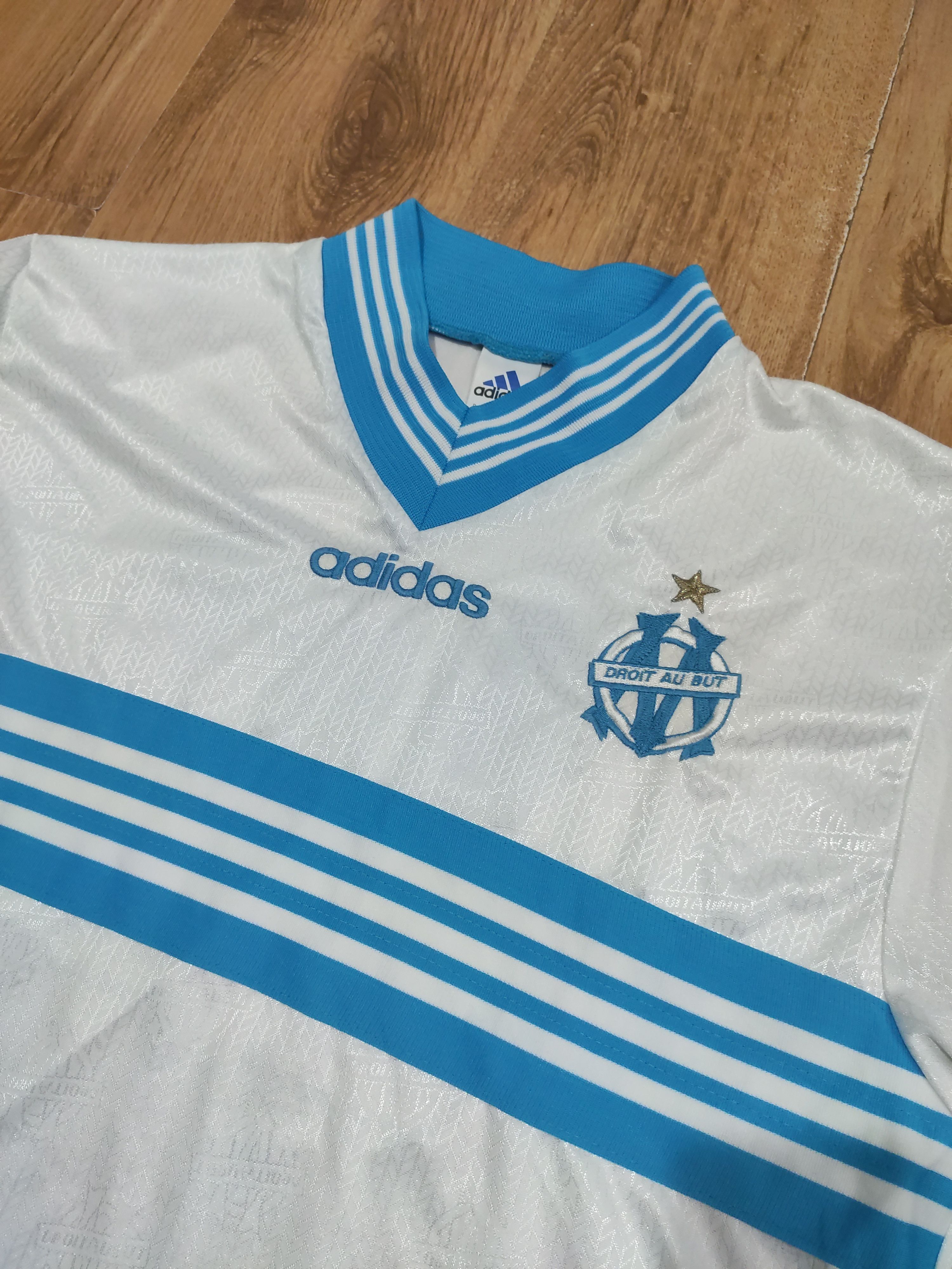Adidas × Vintage Vintage Adidas Olympique Marseille 1997-98 jersey size Large Size US L / EU 52-54 / 3 - 7 Thumbnail