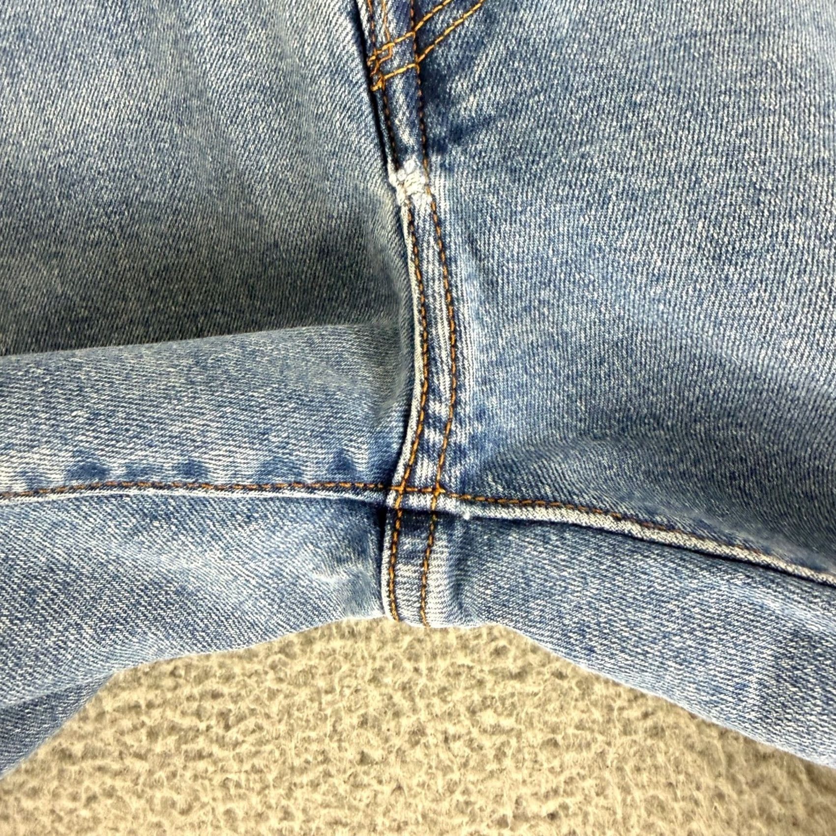 Levi's Levi'S Wedgie Straight Jeans Womens High Rise Light Blue Button Fly - Vintage, 29in Waist Size 29" - 4 Thumbnail