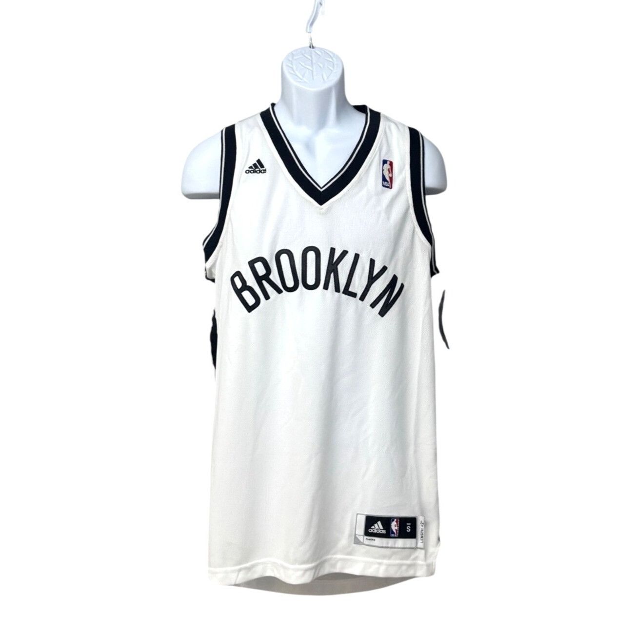 Adidas Adidas Brooklyn Nets White Swingman Basketball Jersey Authen Size US S / EU 44-46 / 1 - 2 Thumbnail