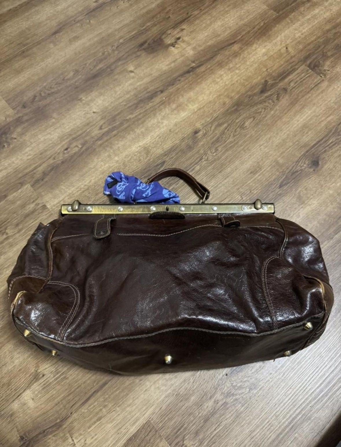 Vintage Vintage dark brown leather doctor bag Size ONE SIZE - 3 Thumbnail