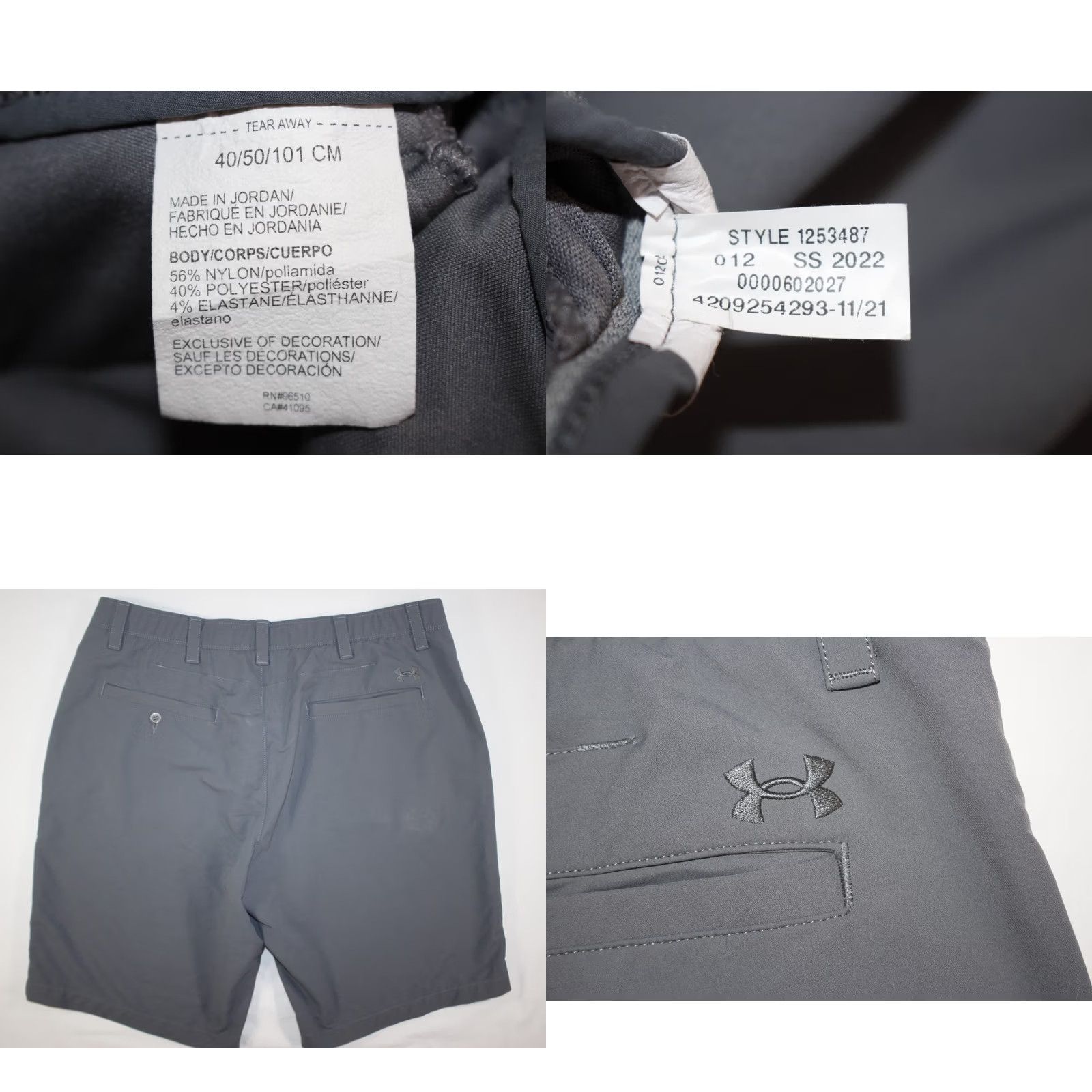 Under Armour Under Armour Shorts Match Play Golf Performance Stretch Gray Men's 40 1253487 Size US 40 / EU 56 - 8 Thumbnail