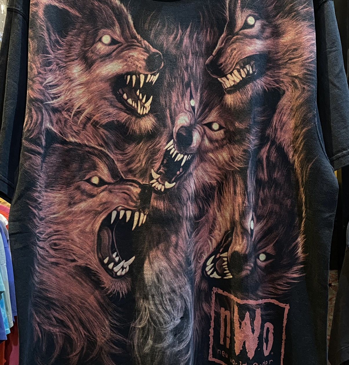 Liquid Blue × Vintage × WCW/nWo T shirt Nwo Wolf Pack 1998 vintage vtg liquid blue Size US L / EU 52-54 / 3 - 4 Thumbnail