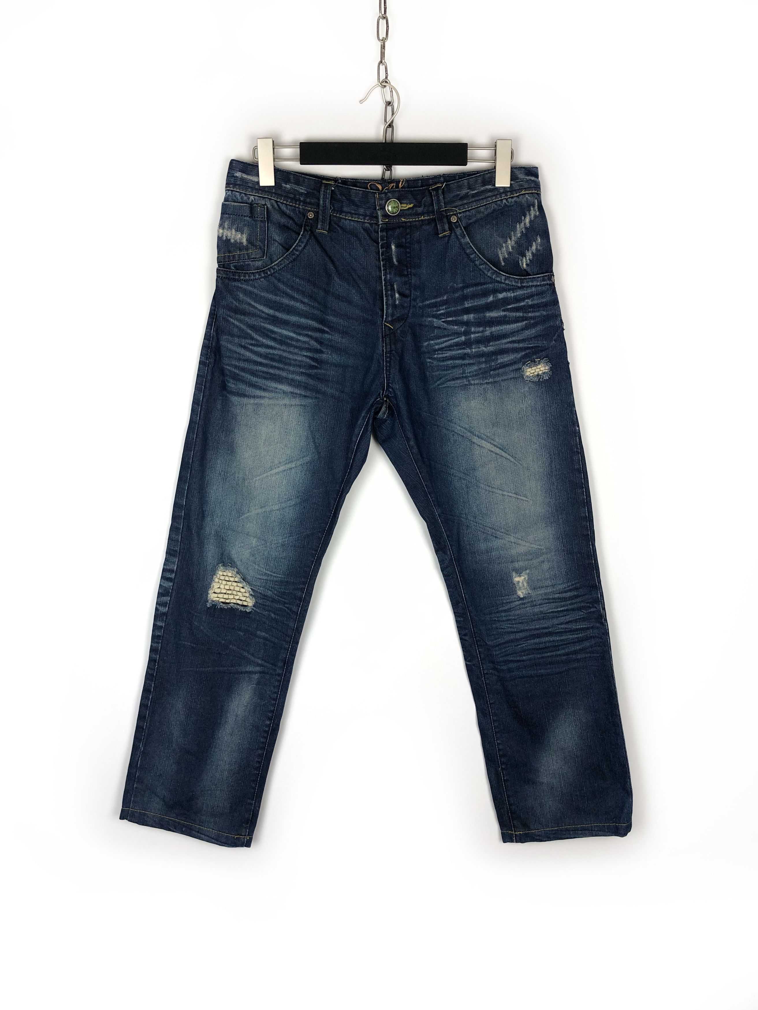 Desigual Desigual Blue Denim Jeans Pants Designer size 34x30 Size US 34 / EU 50 - 1 Thumbnail