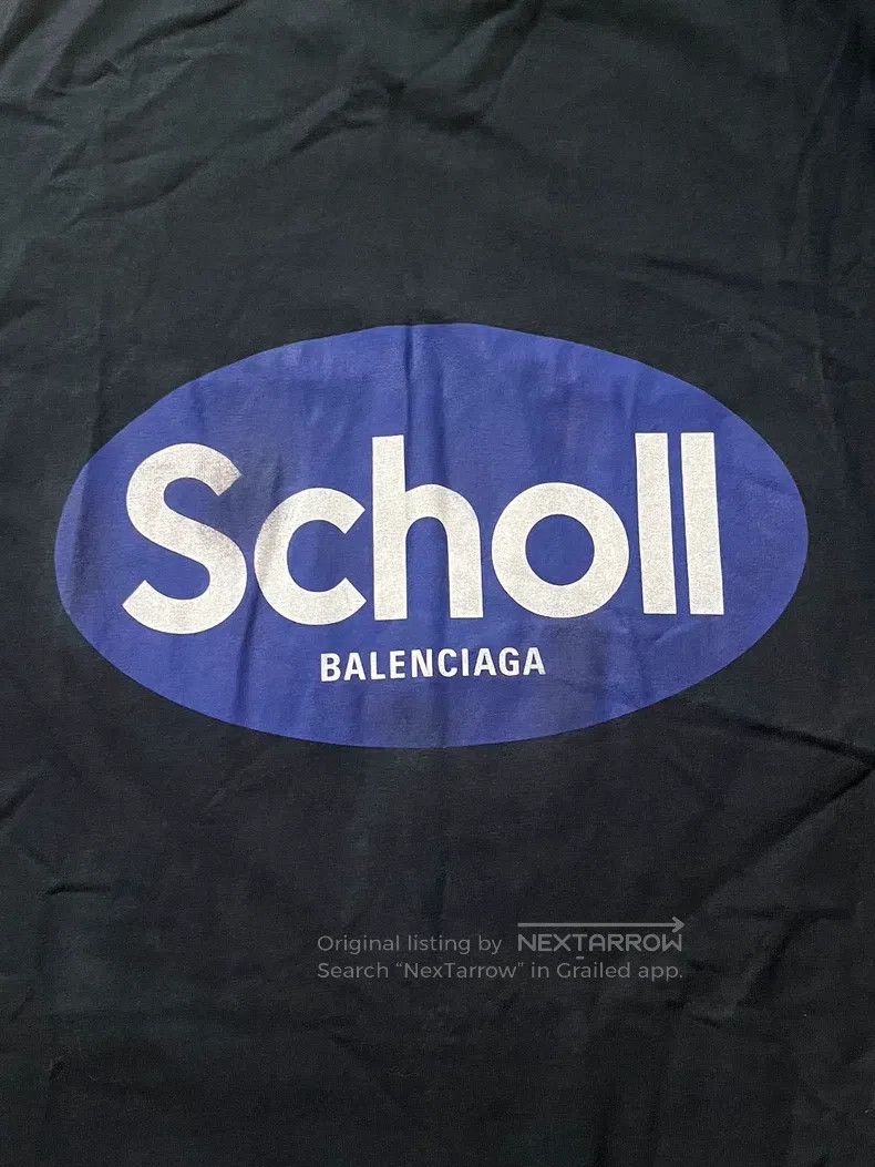 Balenciaga Balenciaga Round neck letter print short sleeve T-shirt, r Size US S / EU 44-46 / 1 - 3 Thumbnail