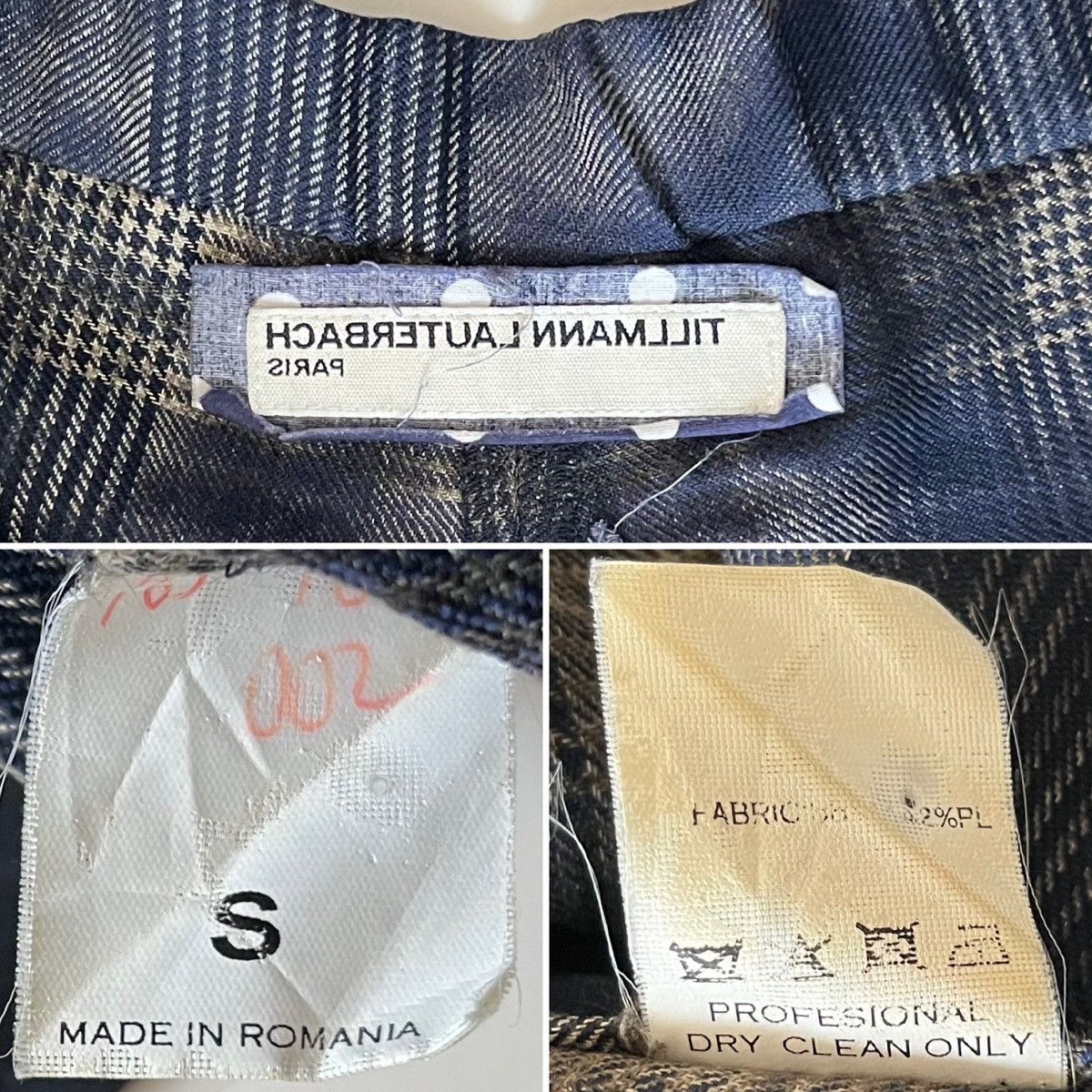 Tillmann Lauterbach Tillmann Lauterbach Pant,US Men Small, 32 Inseam, Navy Print Size US 32 / EU 48 - 10 Thumbnail