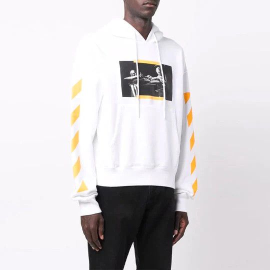 o1in1s1024 Carav Painting Over Hoodie in White
