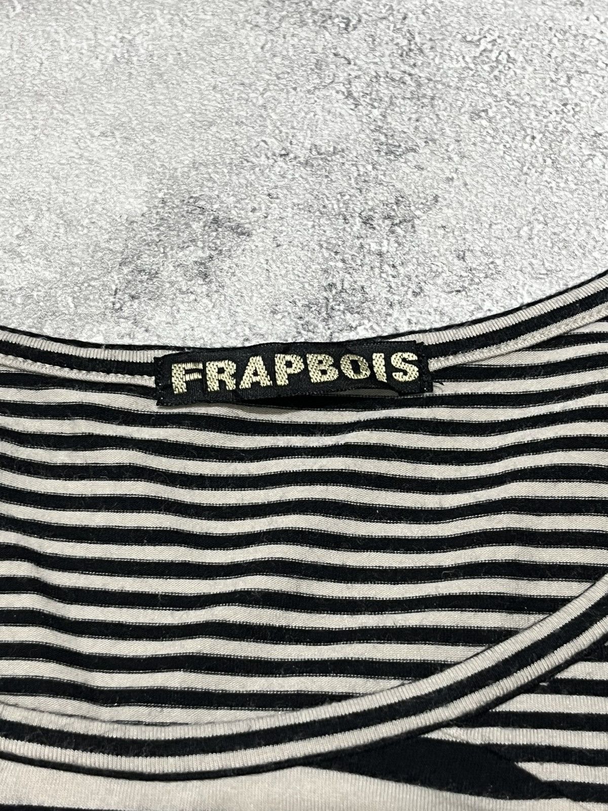 Frapbois × Issey Miyake × Japanese Brand Frapbois Stripe Tee Issey Miyake Size S / US 4 / IT 40 - 5 Thumbnail