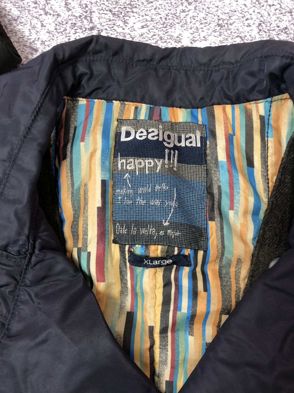 Designer × Vintage Men’s vintage jacket Desigual size Xl y2k rare casual usa Size US XL / EU 56 / 4 - 4 Thumbnail