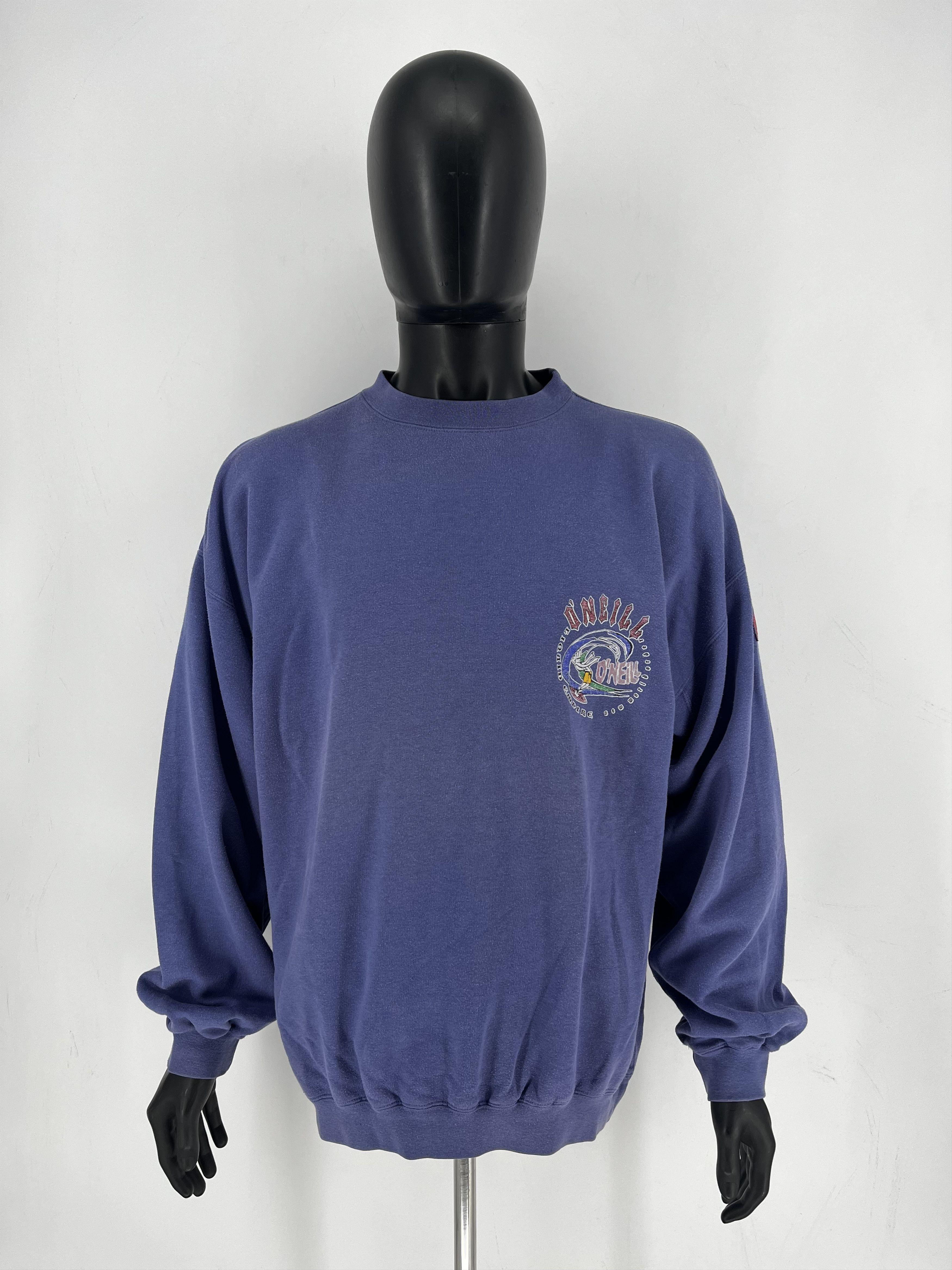 O'Neill Share 90s O’Neill Vintage Blue Crewneck Sweatshirt XL Size US XL / EU 56 / 4 - 2 Thumbnail