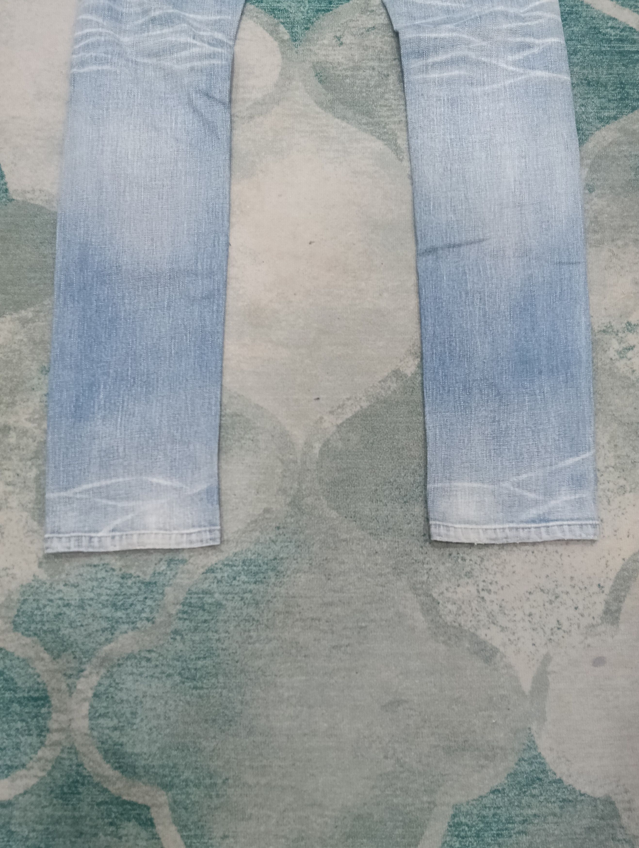 Japanese Brand × Le Grande Bleu (L.G.B.) × Neil Barrett Black Barrett Selvedge Skinny Denim Size US 33 - 5 Thumbnail