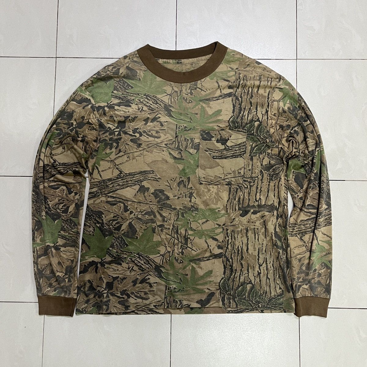 Mossy Oaks × Realtree × Vintage Rare Vintage Realtree Longsleeve T Shirt Size US S / EU 44-46 / 1 - 2 Thumbnail