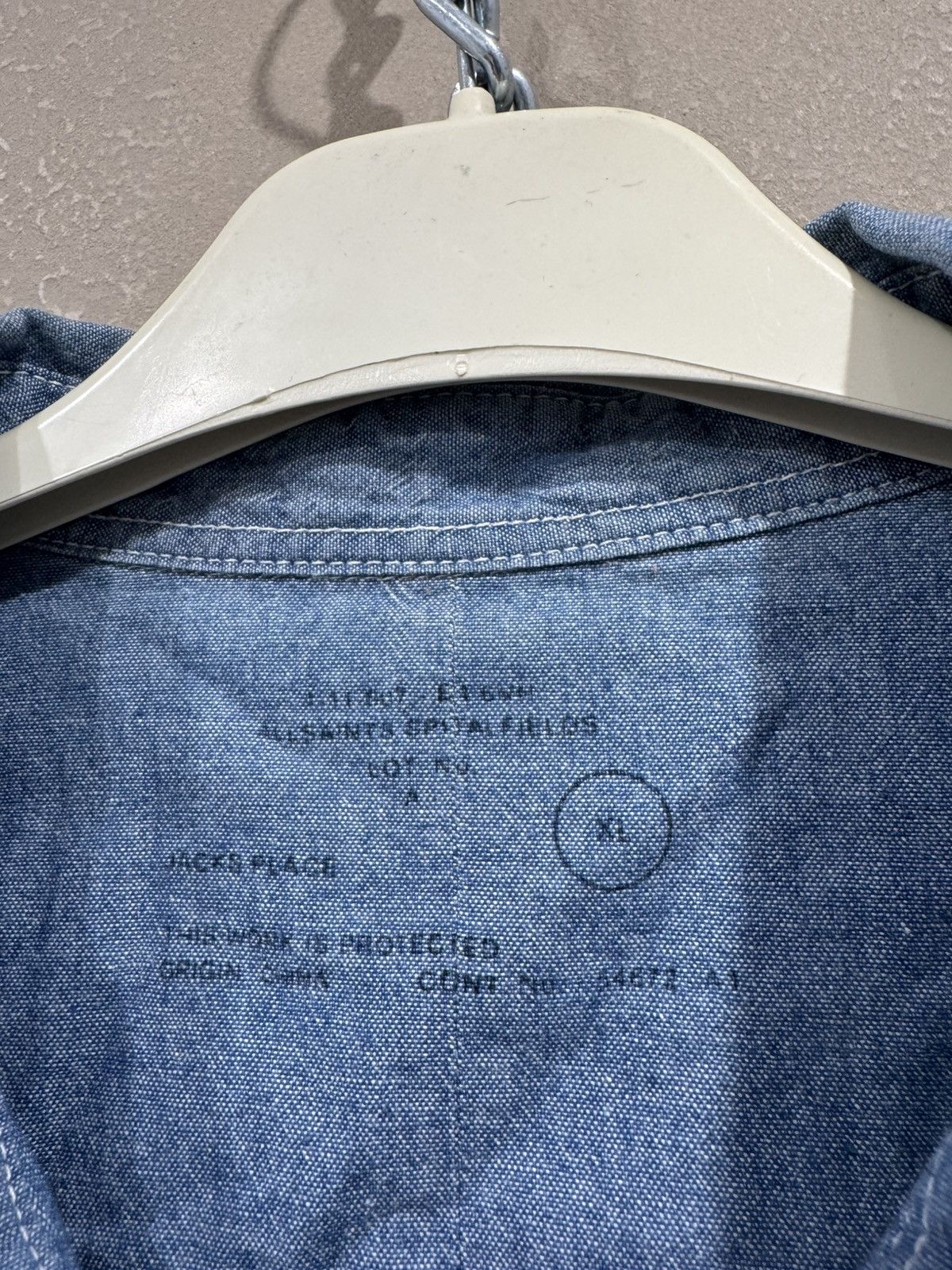 Allsaints Allsaints distressed denim shirt Size US XL / EU 56 / 4 - 3 Thumbnail