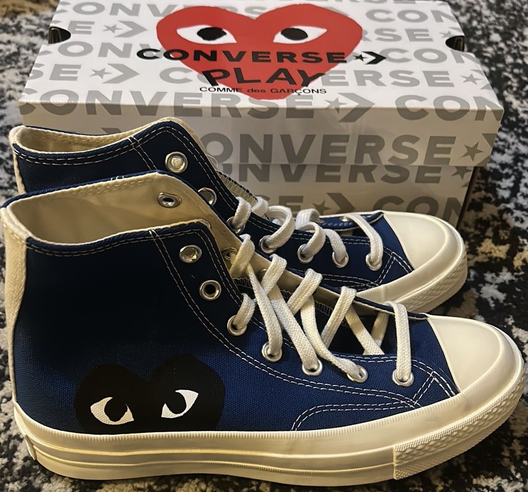 Comme des Garcons PLAY COMME des GARÇONS PLAY Converse Half Heart Chuck 70 Sneakers Size US 8 / IT 38 - 4 Thumbnail