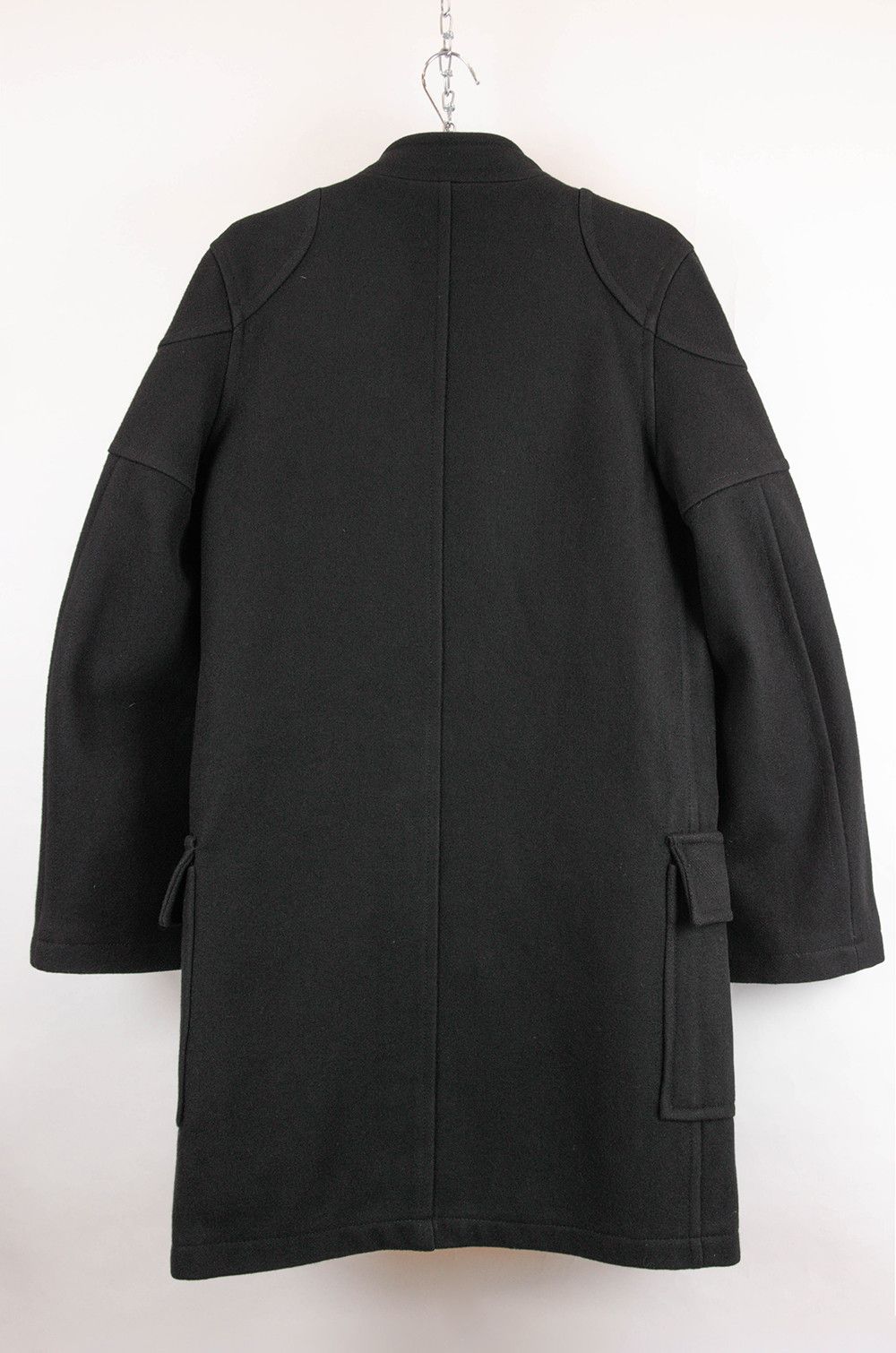 Dsquared2 Dsquared2 Italian Wool Long Coat Black IT48 Size US M / EU 48-50 / 2 - 2 Thumbnail
