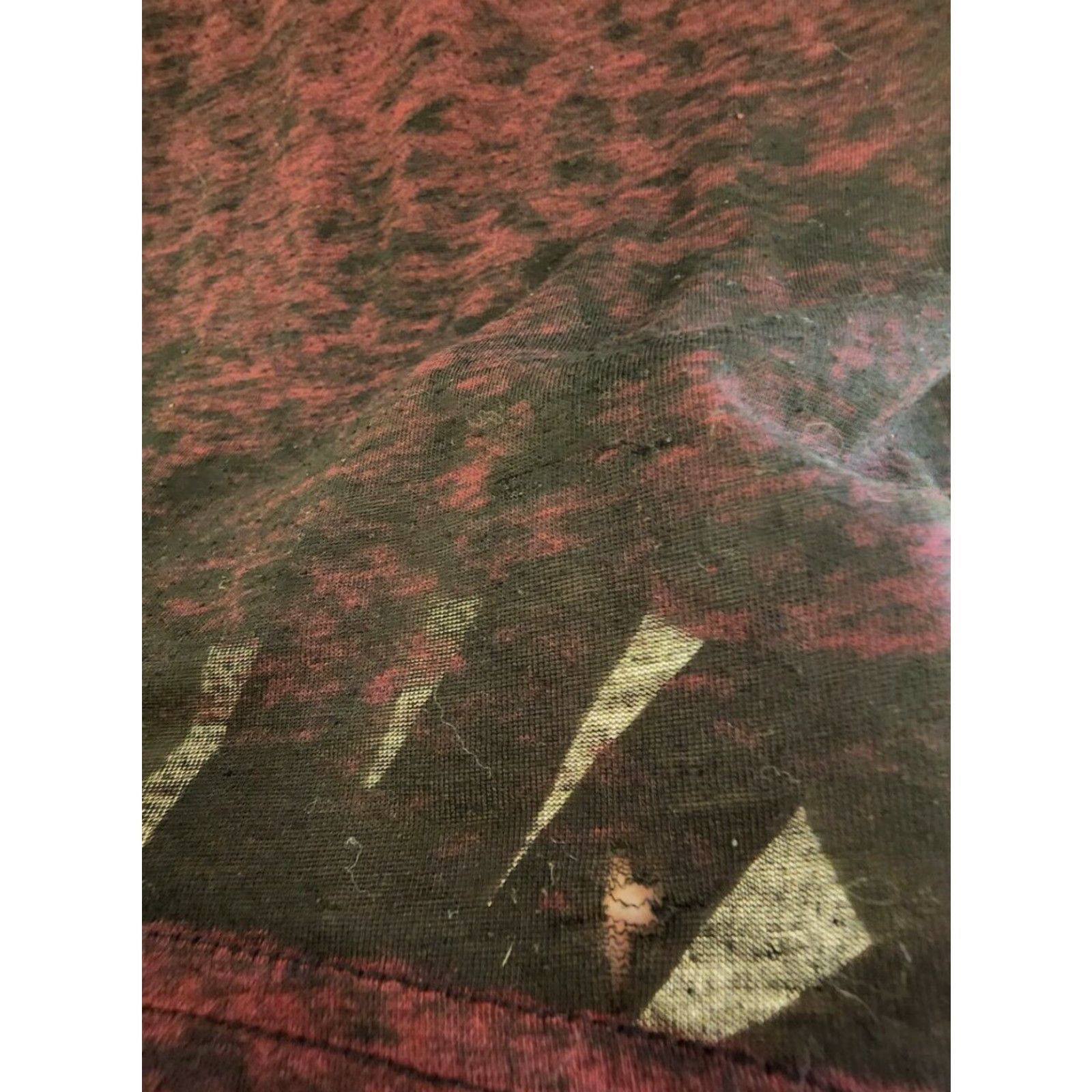Vintage Rock Revival T-Shirt Rock Revival Super Thin Distressed Crew Neck Short Sleeve Mens M Red Cotton Blend Graphic Print Vintage No Size US M / EU 48-50 / 2 - 4 Thumbnail