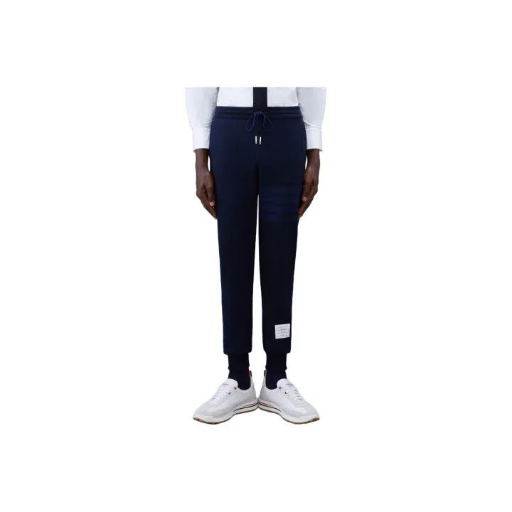 Thom Browne Thom Browne Striped Cuff Sports Pants for Men 0079 Size US 26 / EU 42 - 1 Thumbnail