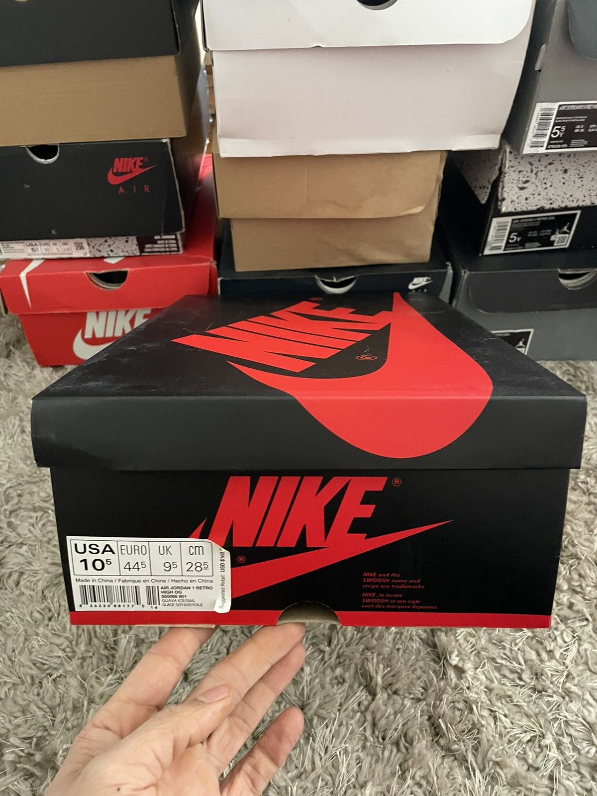 Jordan Brand Jordan 1 Guava Ice Size US 10.5 / EU 43-44 - 10 Thumbnail