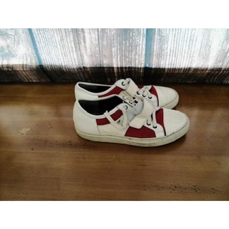 Lanvin Lanvin Sneakers Womens EU 38 White Red Colorblock Size 8.5 Size US 8.5 / IT 38.5 - 6 Thumbnail